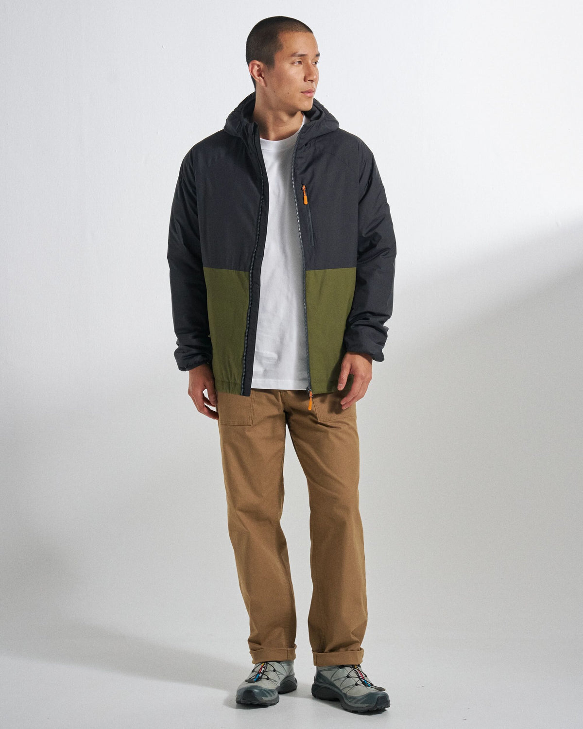 Kimmer Ripstop Cotton Trouser - Caramel Brown - Studio Model