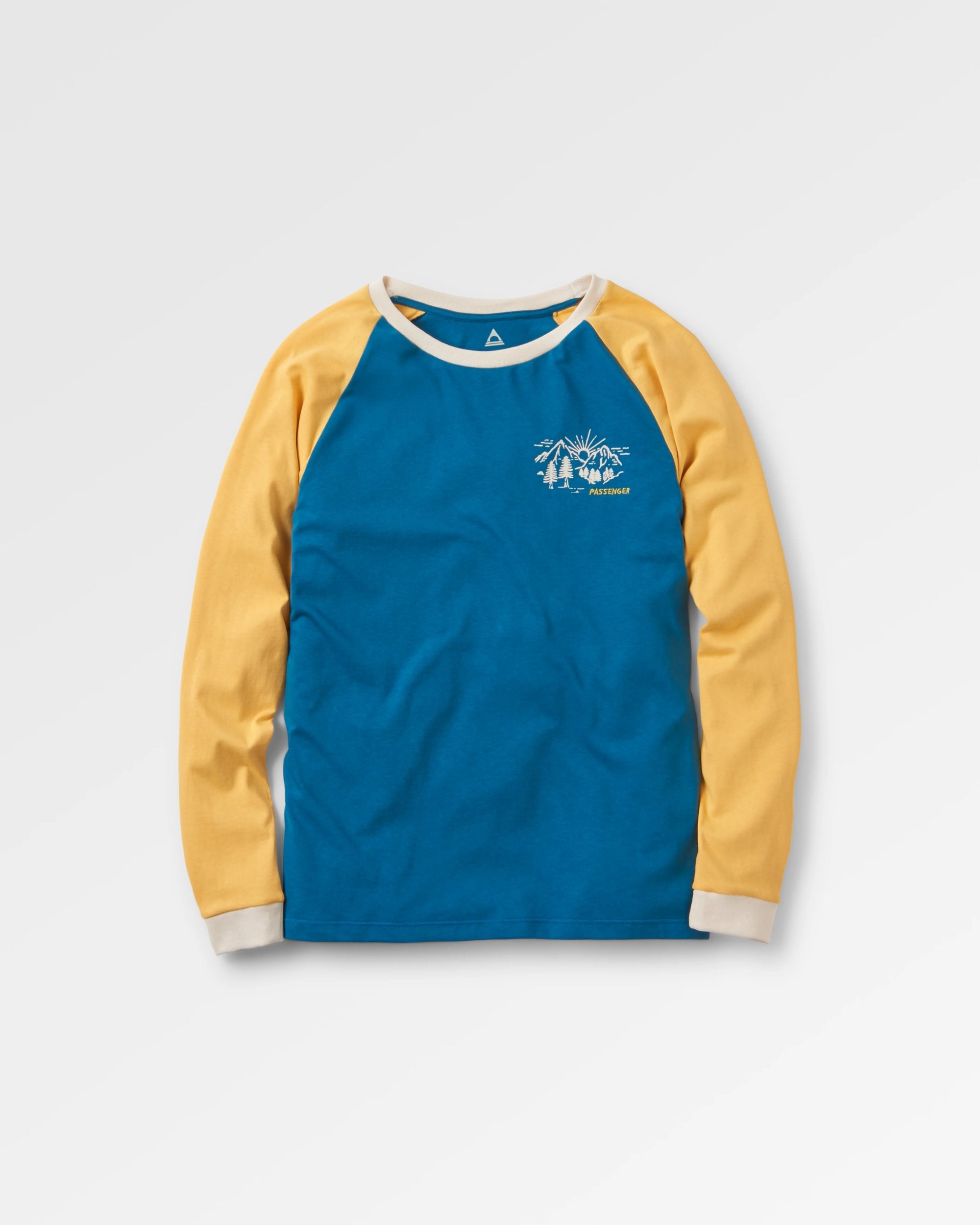 Riser LS T-Shirt - Blue Coral - Flatlay
