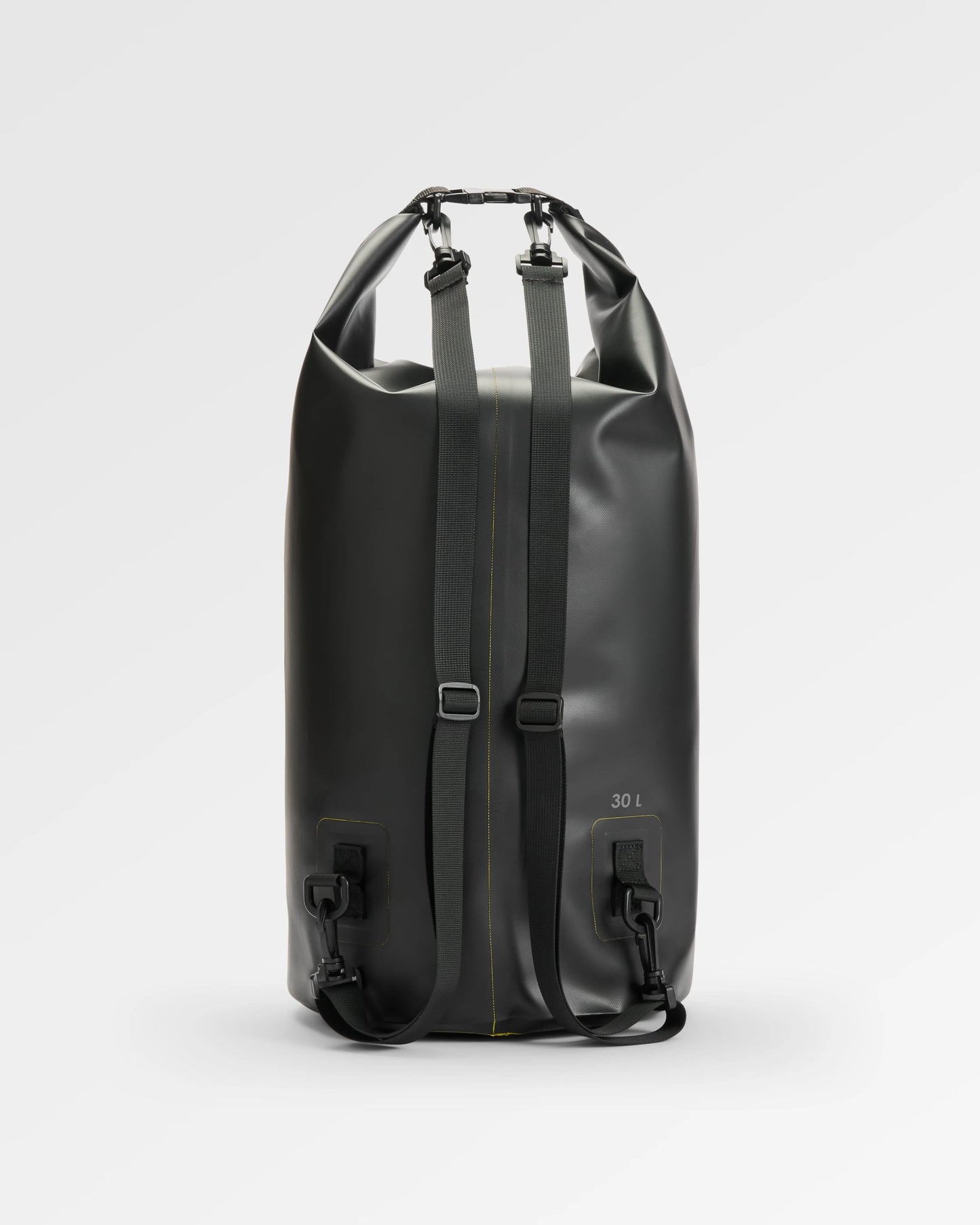 Tide 30L Recycled Dry Bag - Black - Flatlay