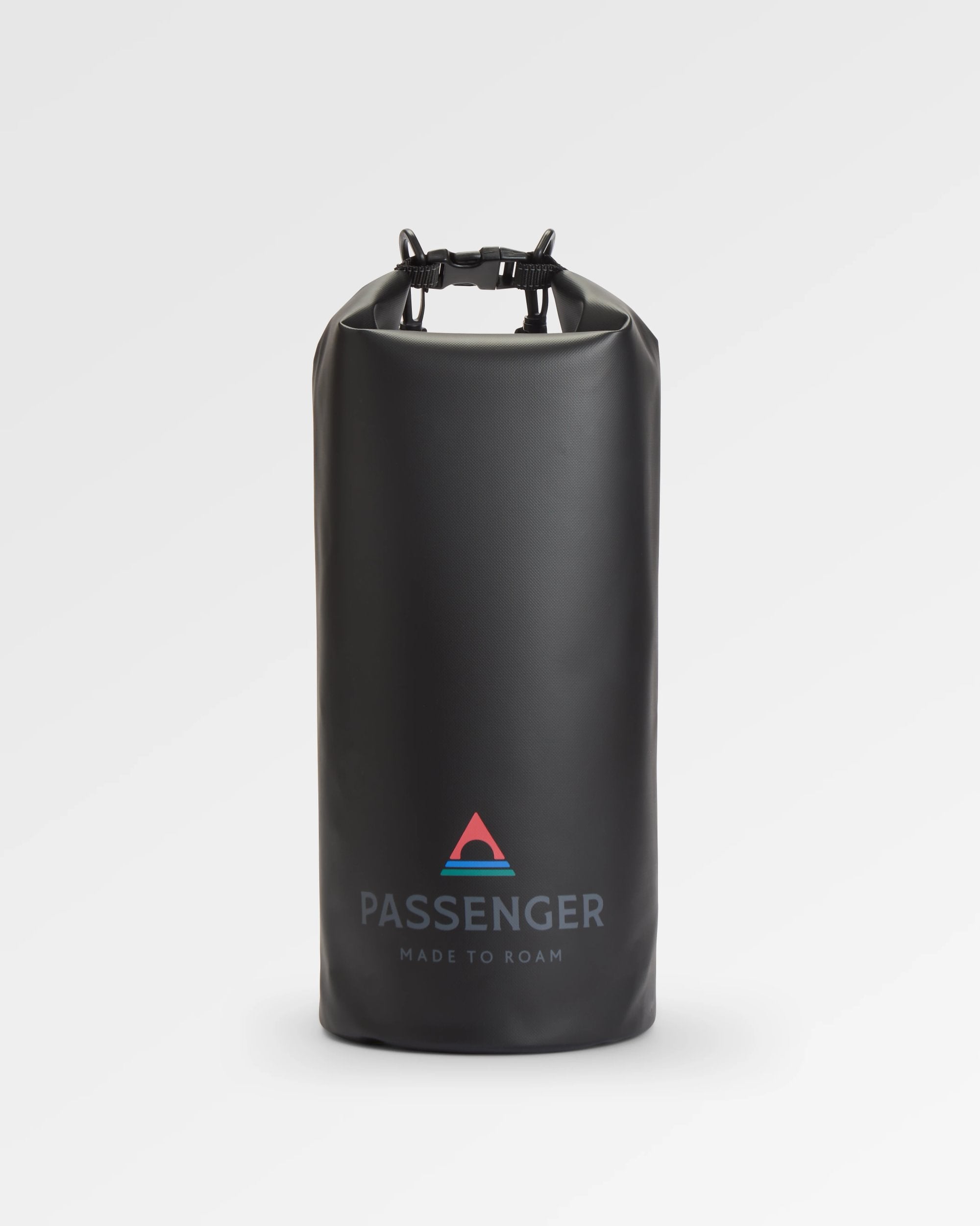 Tide 10L Recycled Dry Bag - Black - Flatlay