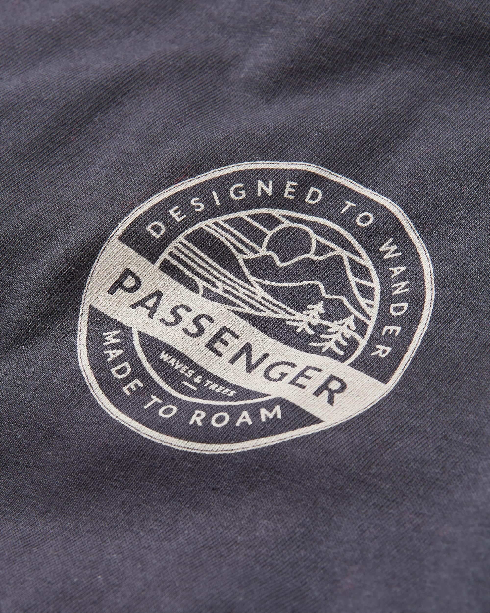 Odyssey Recycled Cotton T-Shirt - Black - Flatlay