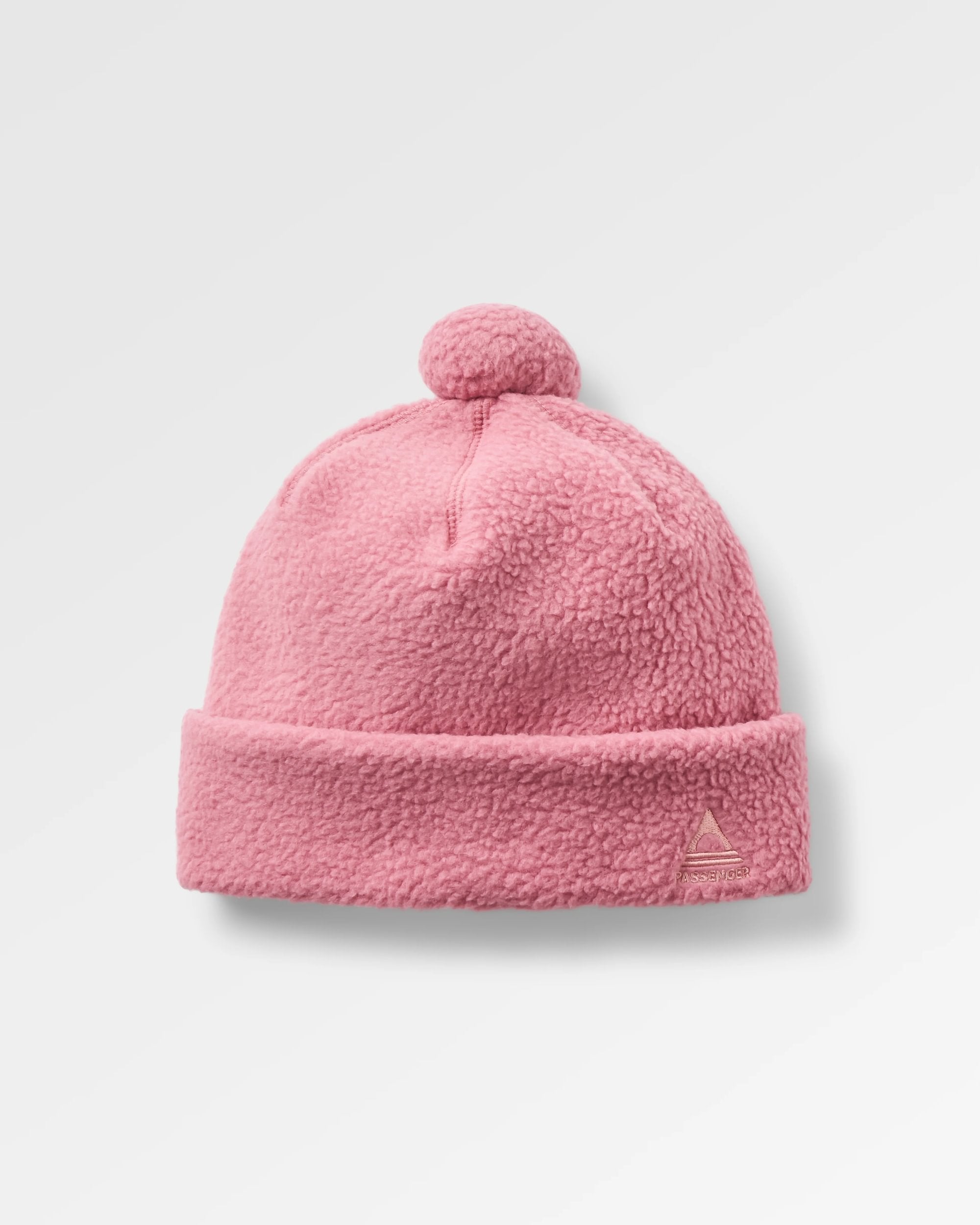 Snow Recycled Sherpa Beanie - Maroon - Flatlay