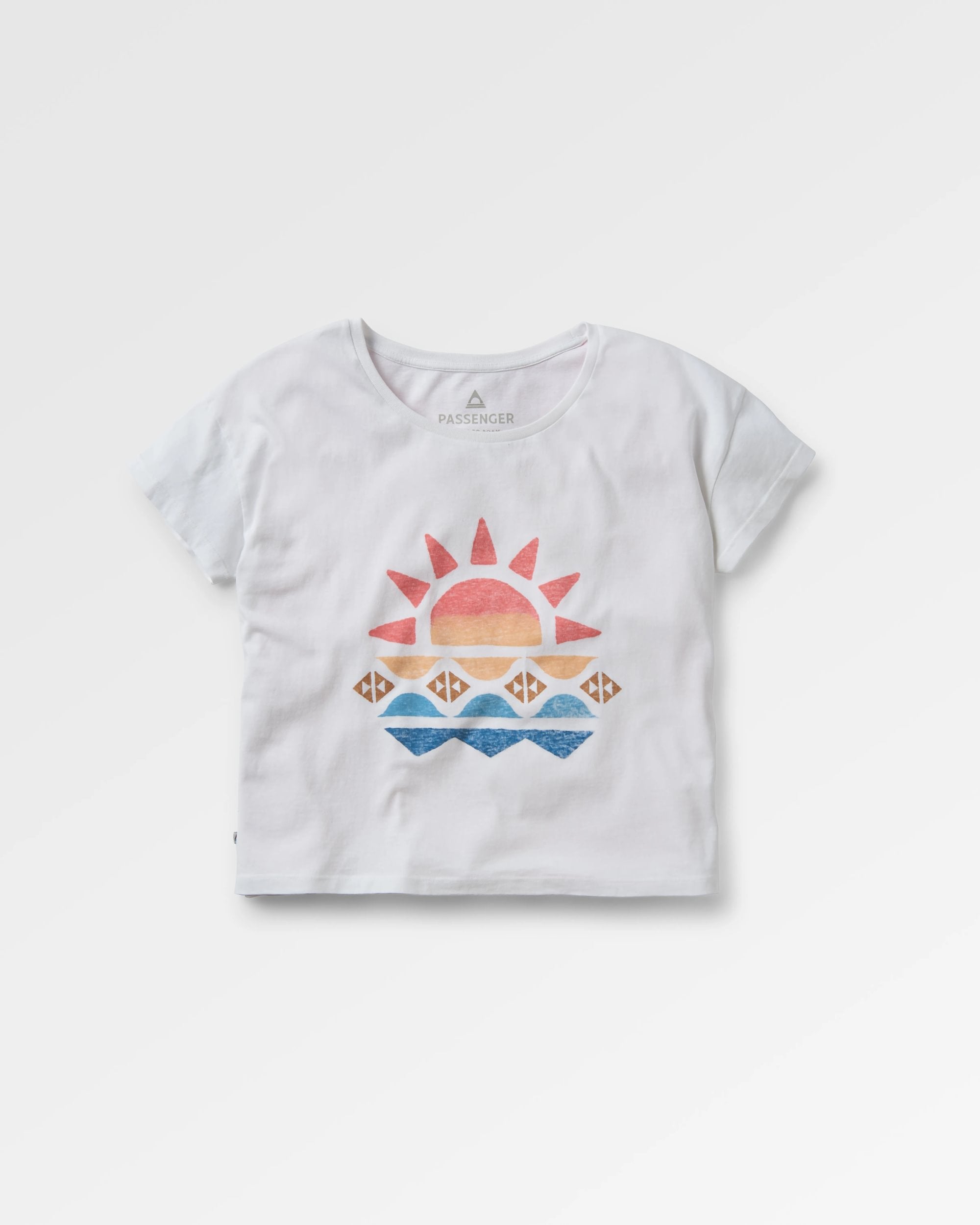 Sunray Baumwoll-T-Shirt - Weiß