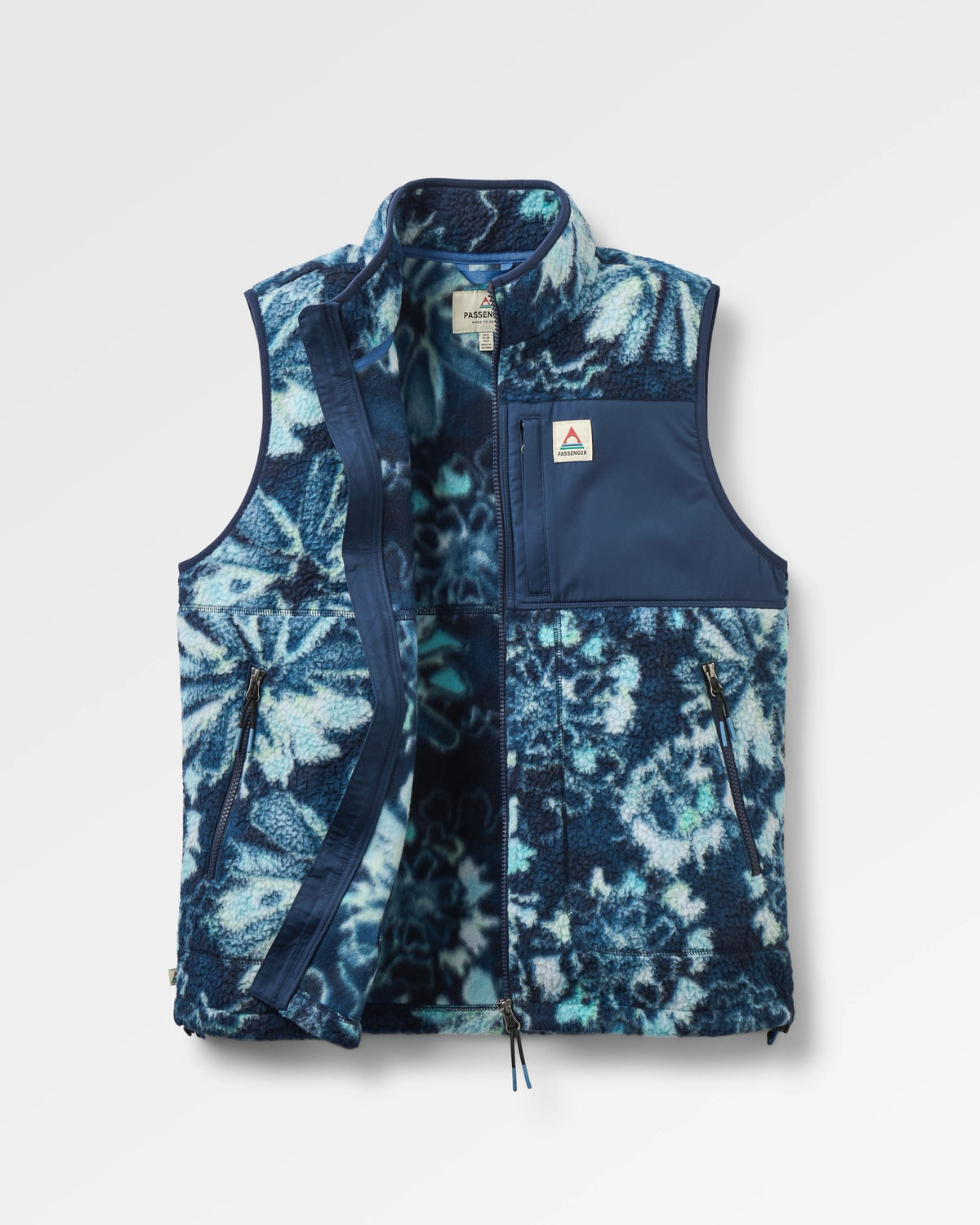 Fairbanks Sherpa Gilet - Frost Rich Navy - Flatlay