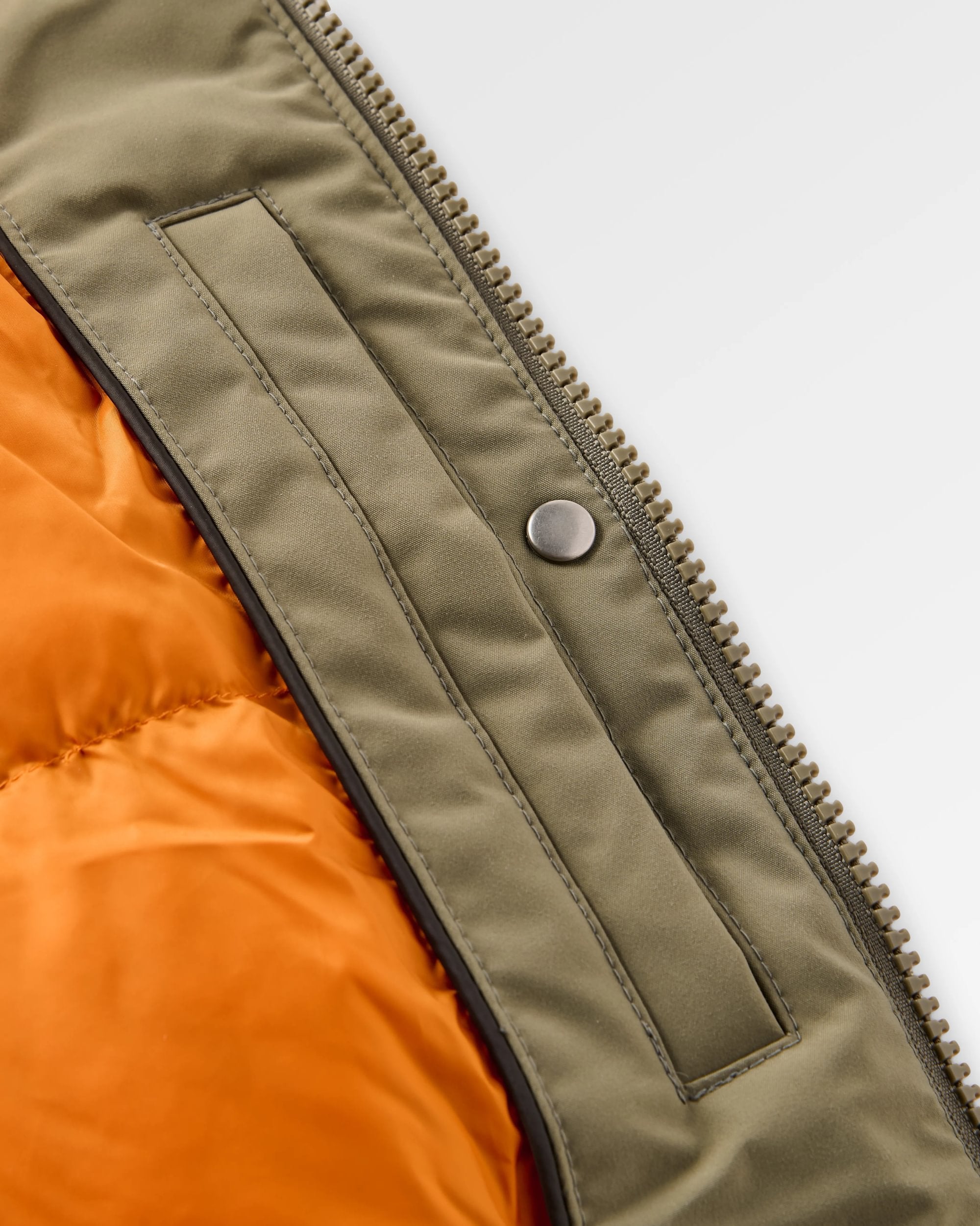 Alaska Recycled Insulated Parka - Dusty Olive - Flatlay