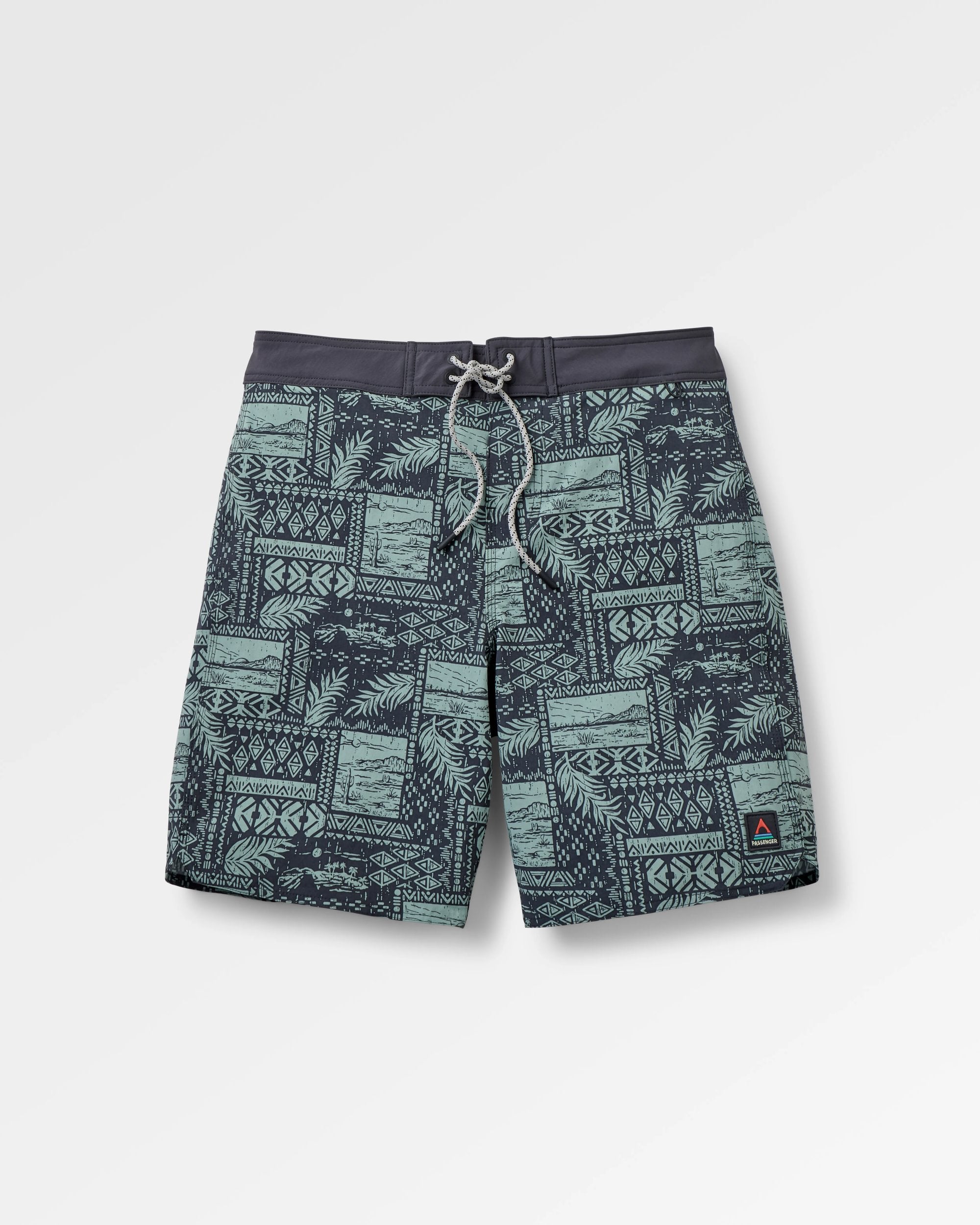 Cruiser NetPlus® 19 Boardshorts - Patchwork Verblasstes Schwarz