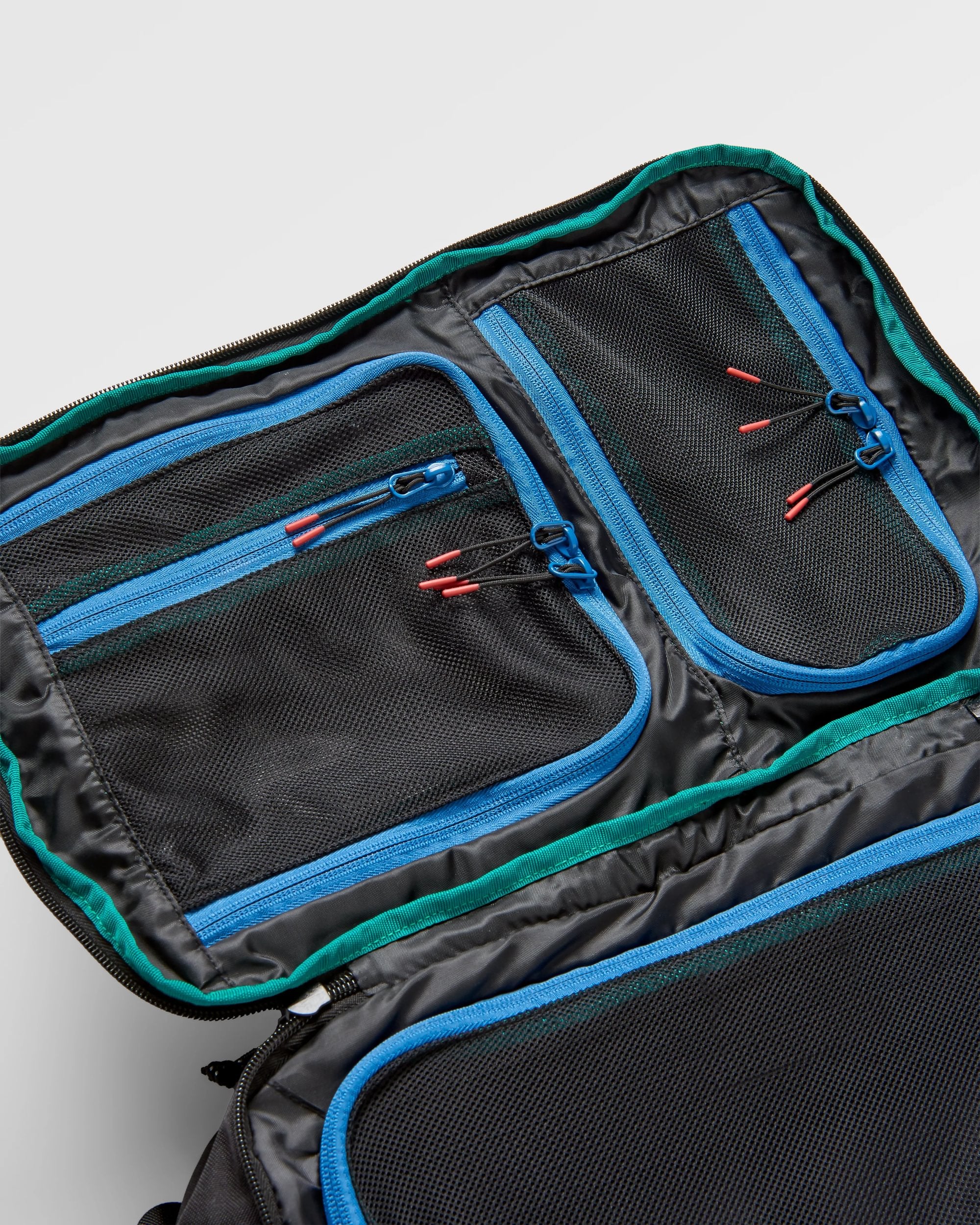 Stratos Duffel Backpack - Black - Flatlay