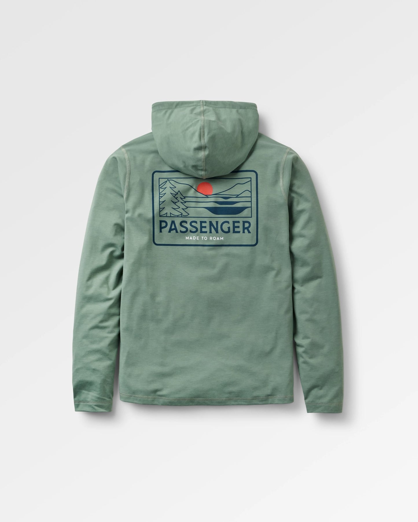 Roamscreen UPF50 Drirelease® Men's Hoodie - Pistachio - Flatlay