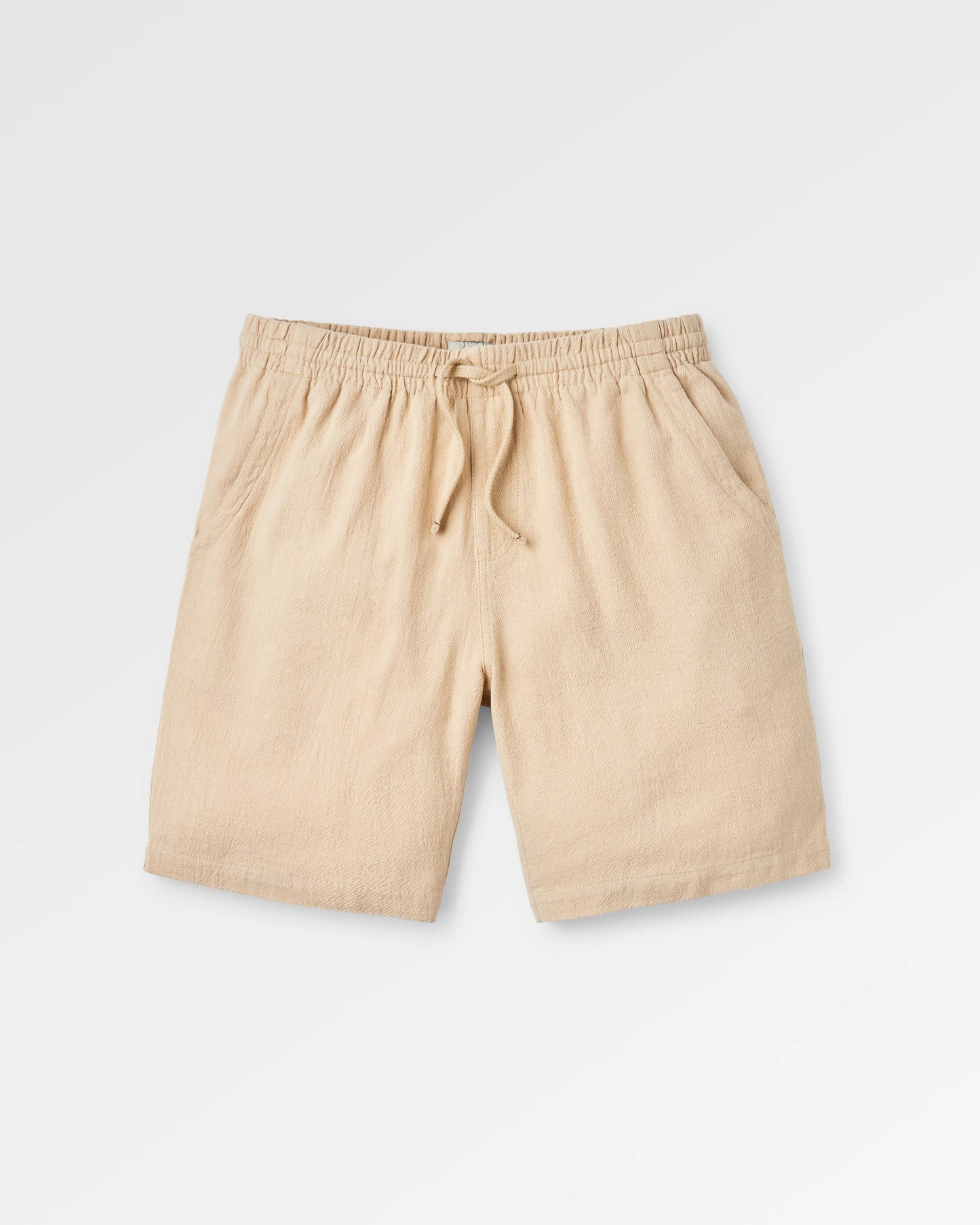 Drifter Linen Blend Short - Stone - Flatlay
