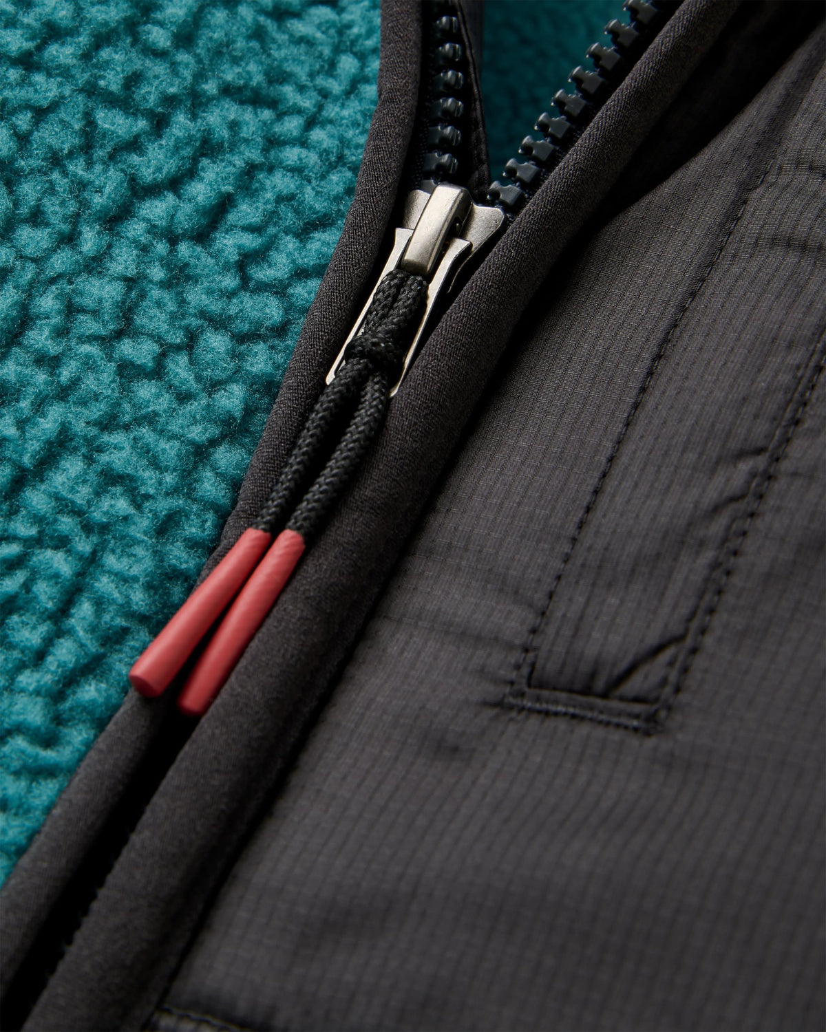 Reconnect Sherpa Fleece - Mediterranean - Flatlay
