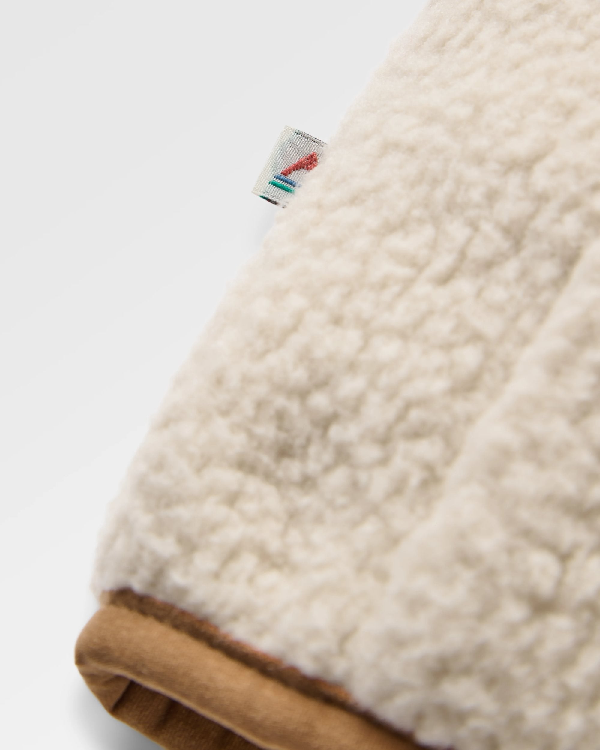 Reconnect Recycled Sherpa Fleece - Oatmeal - Flatlay
