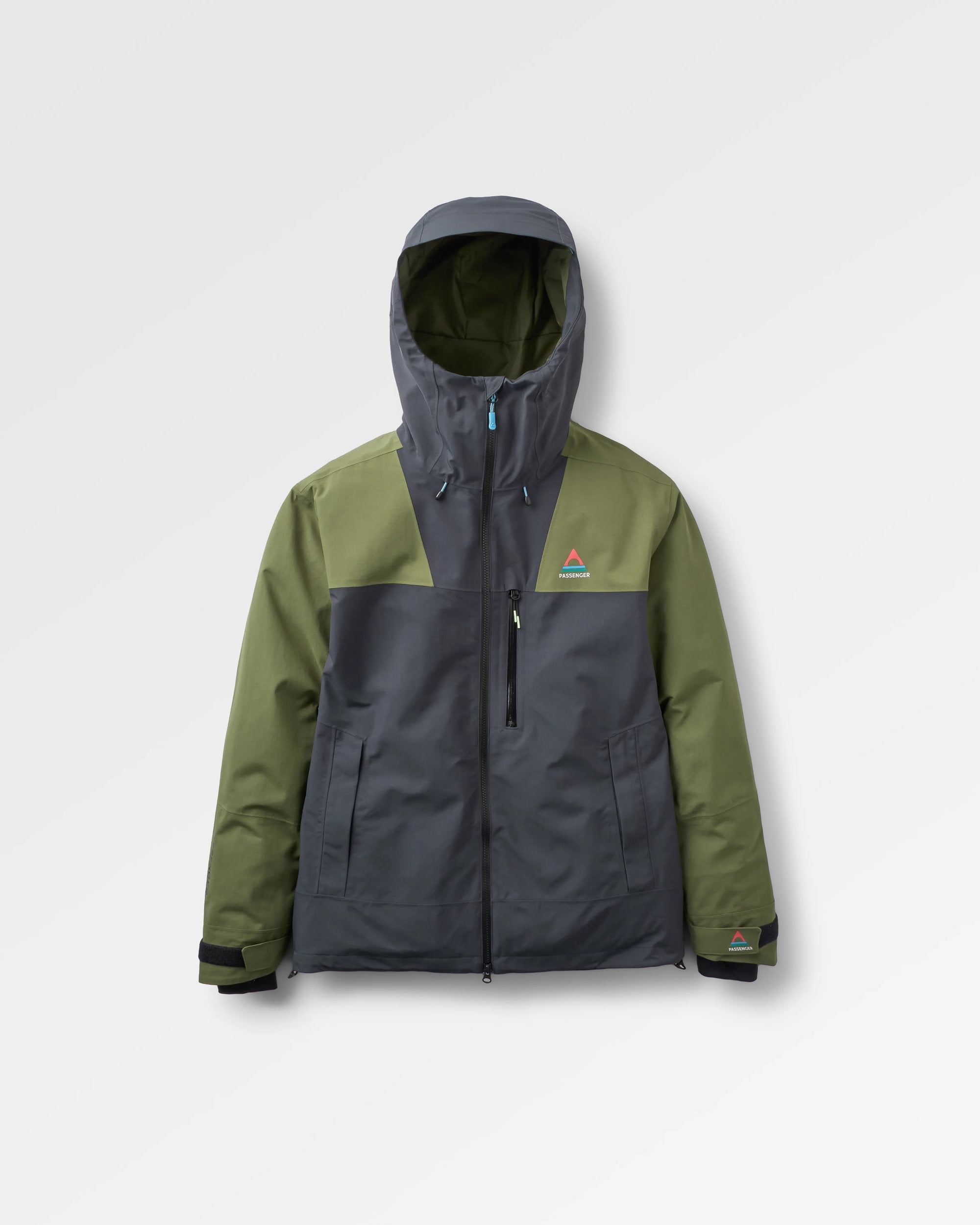 Snowscape Men's Recycled Jacket - Black - Flatlay