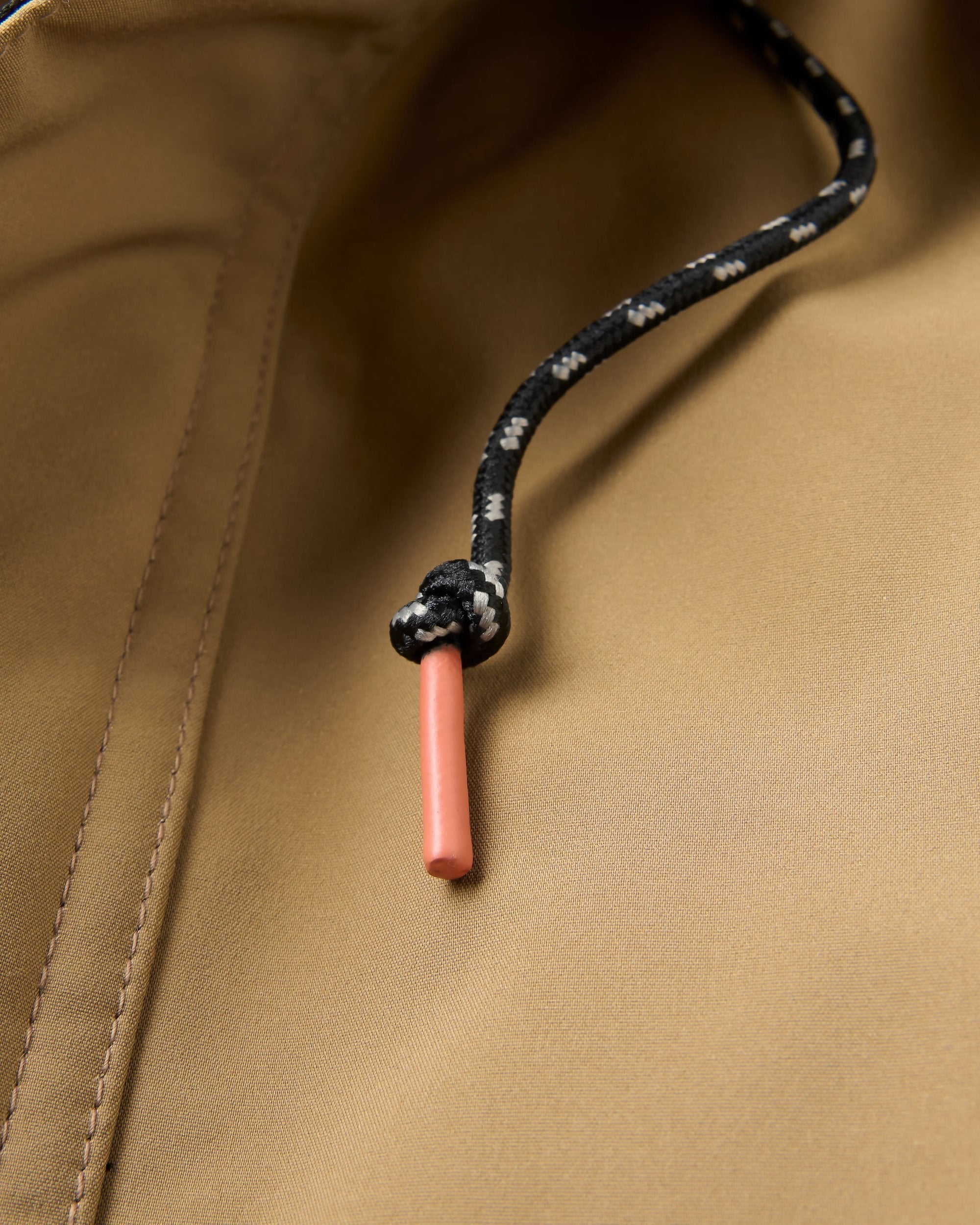 Baltic Recycled Insulated Parka - Caramel/Black - Flatlay