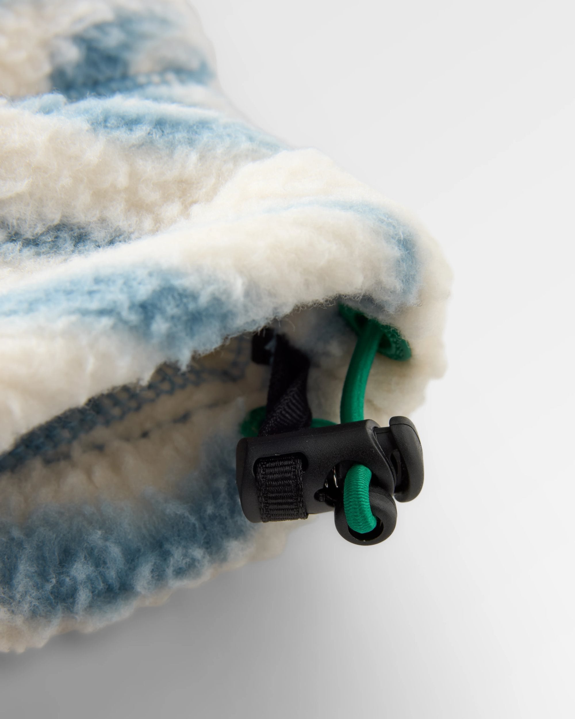 Fairbanks Recycled Sherpa Gilet - Strata Swirl Birch - Flatlay