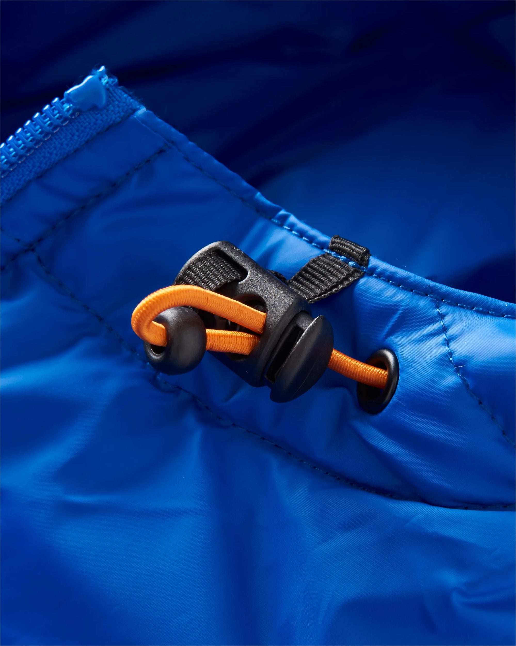 Kai Recycled Insulated Jacket - Azure Blue - Flatlay