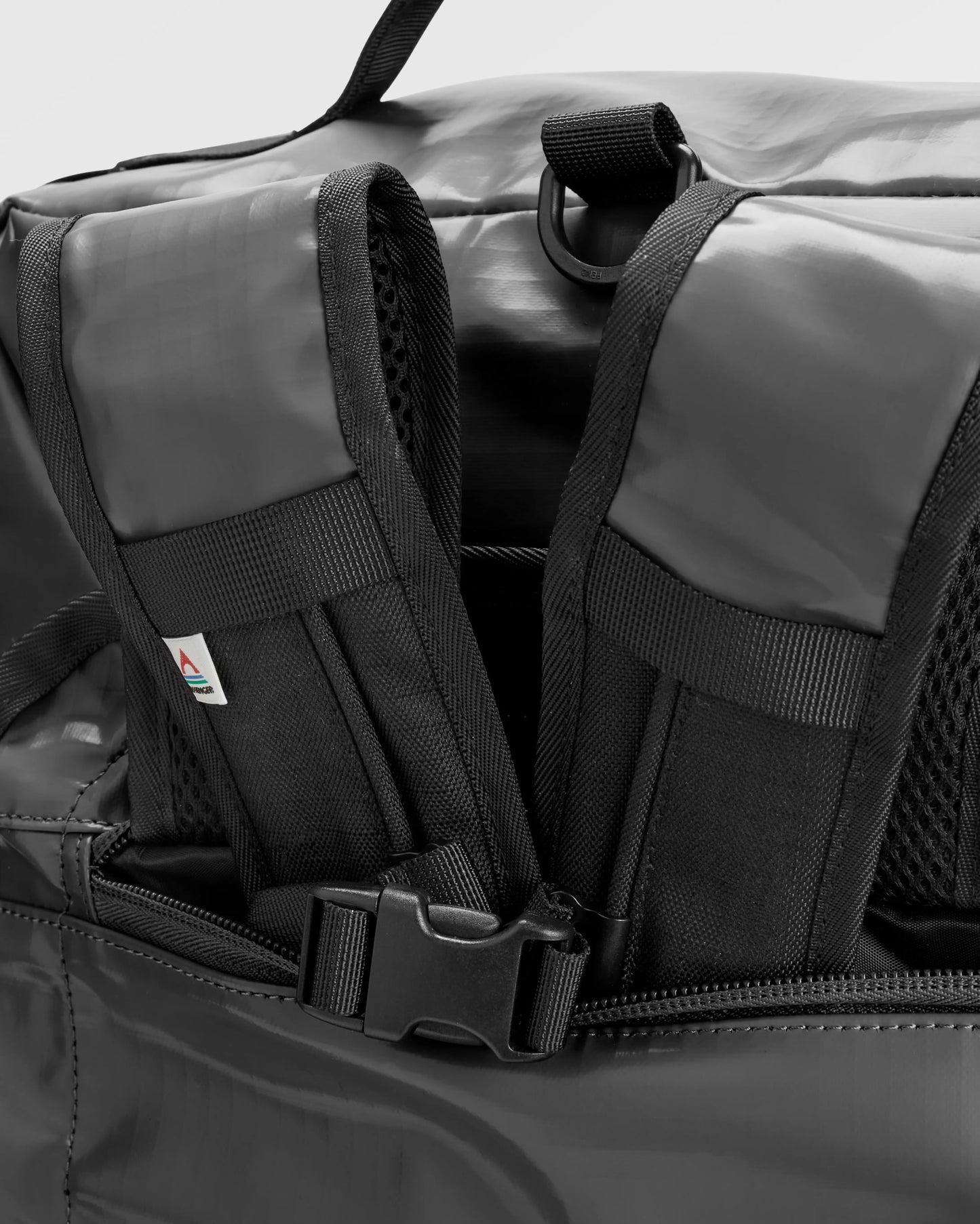 Roamer Recycled 60L Duffel Bag - Phantom Black - Flatlay