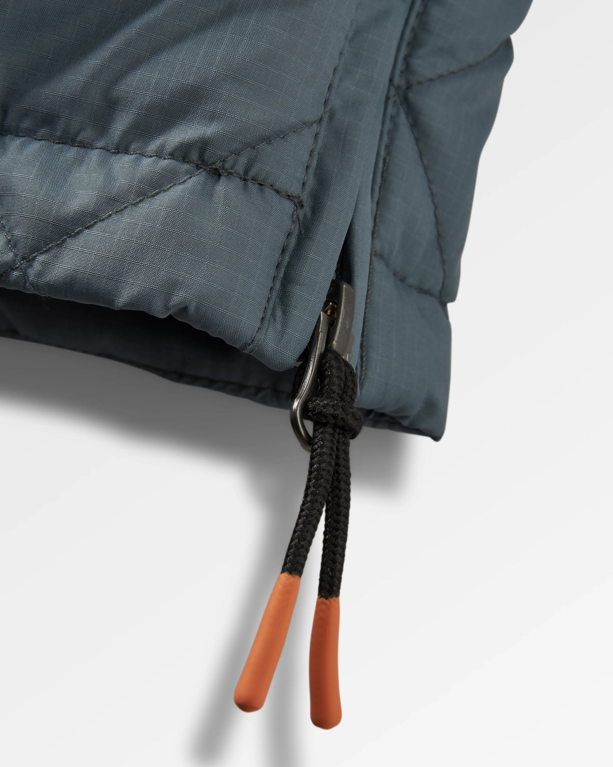 Oceanic Recycled Insulated 1/2 Zip Jacket - Storm Grey/Deep Plum - Flatlay