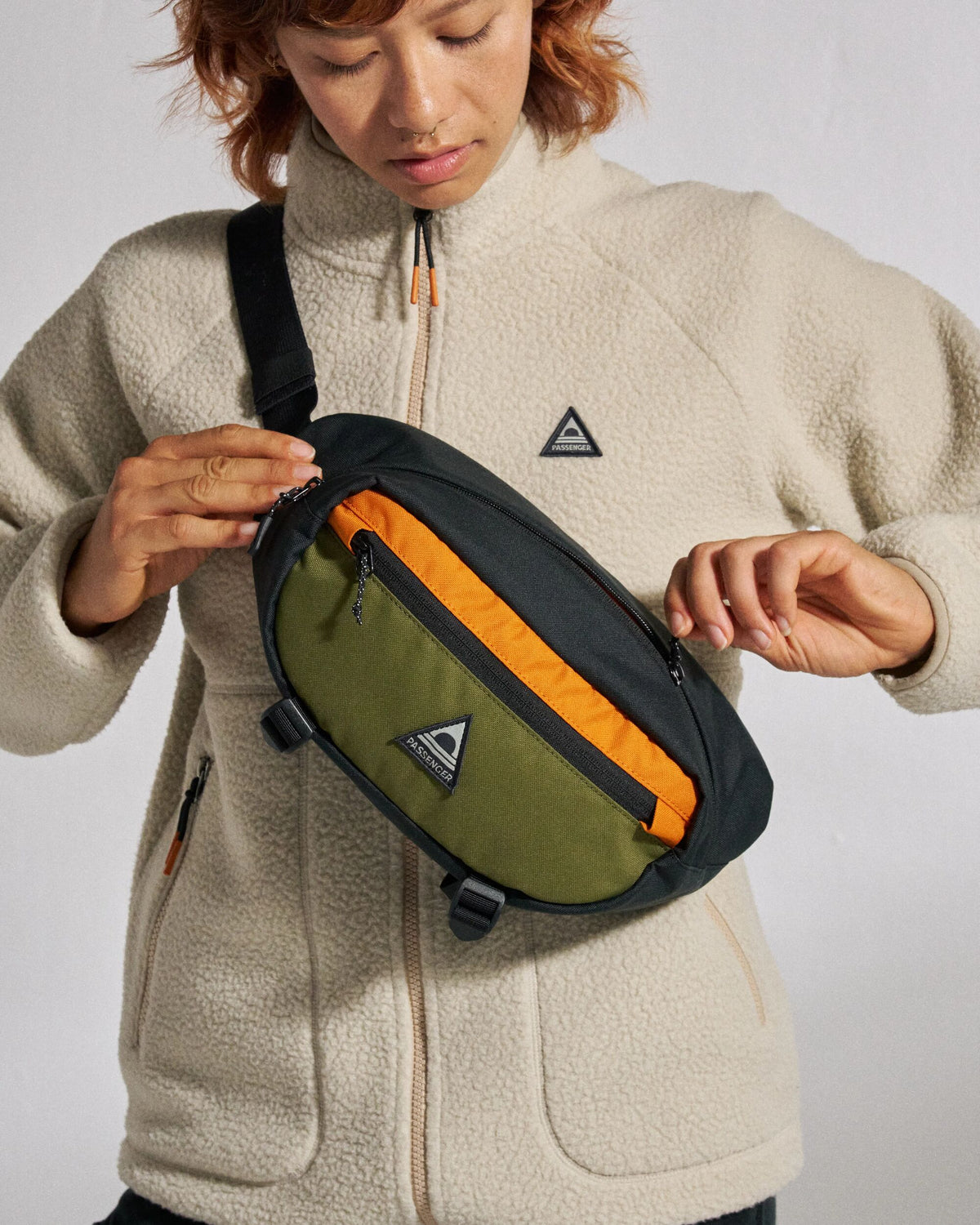 Boondocker Hip Pack 2.0 - Khaki - Studio Model - Female