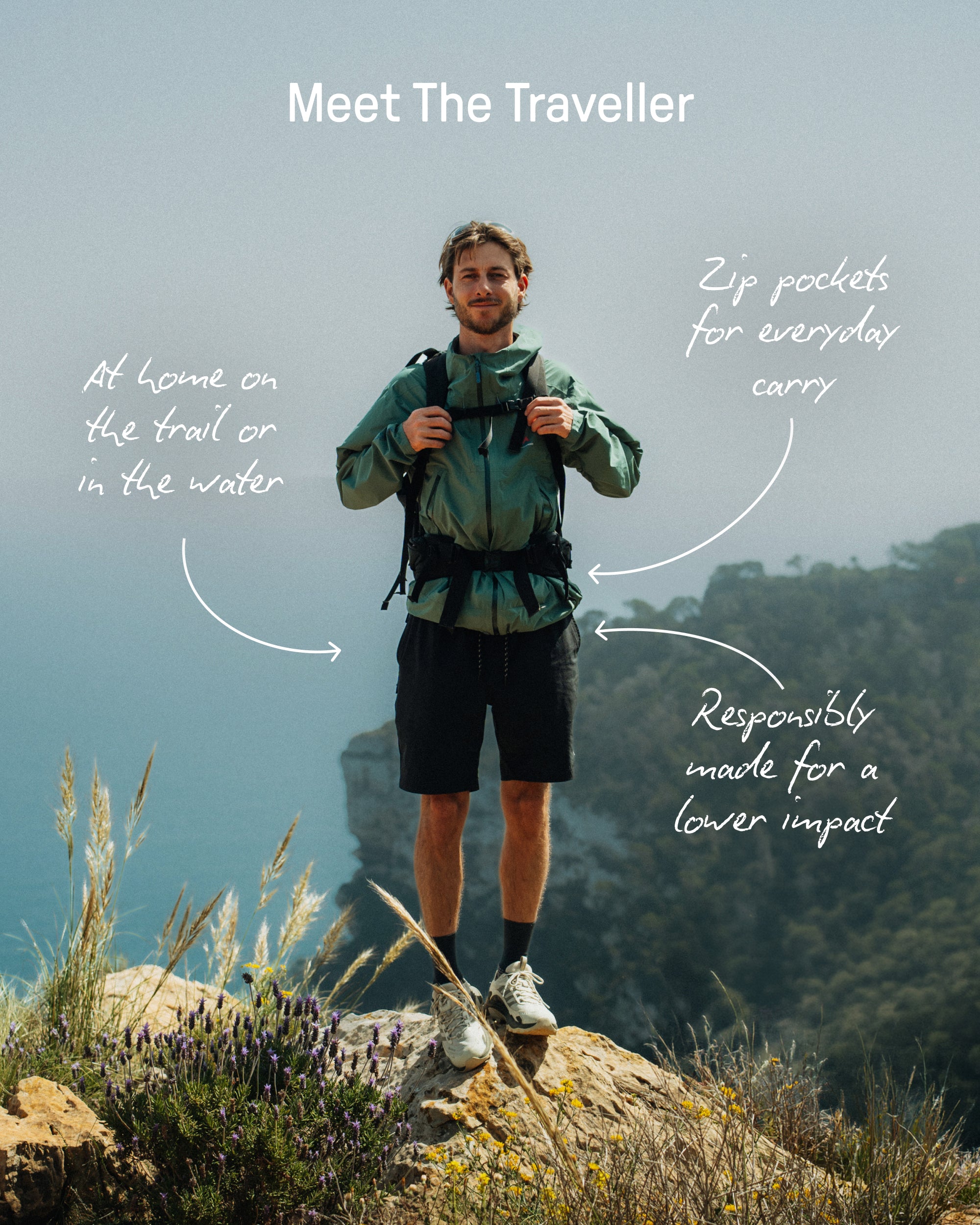 Traveller All Purpose Short - Black -