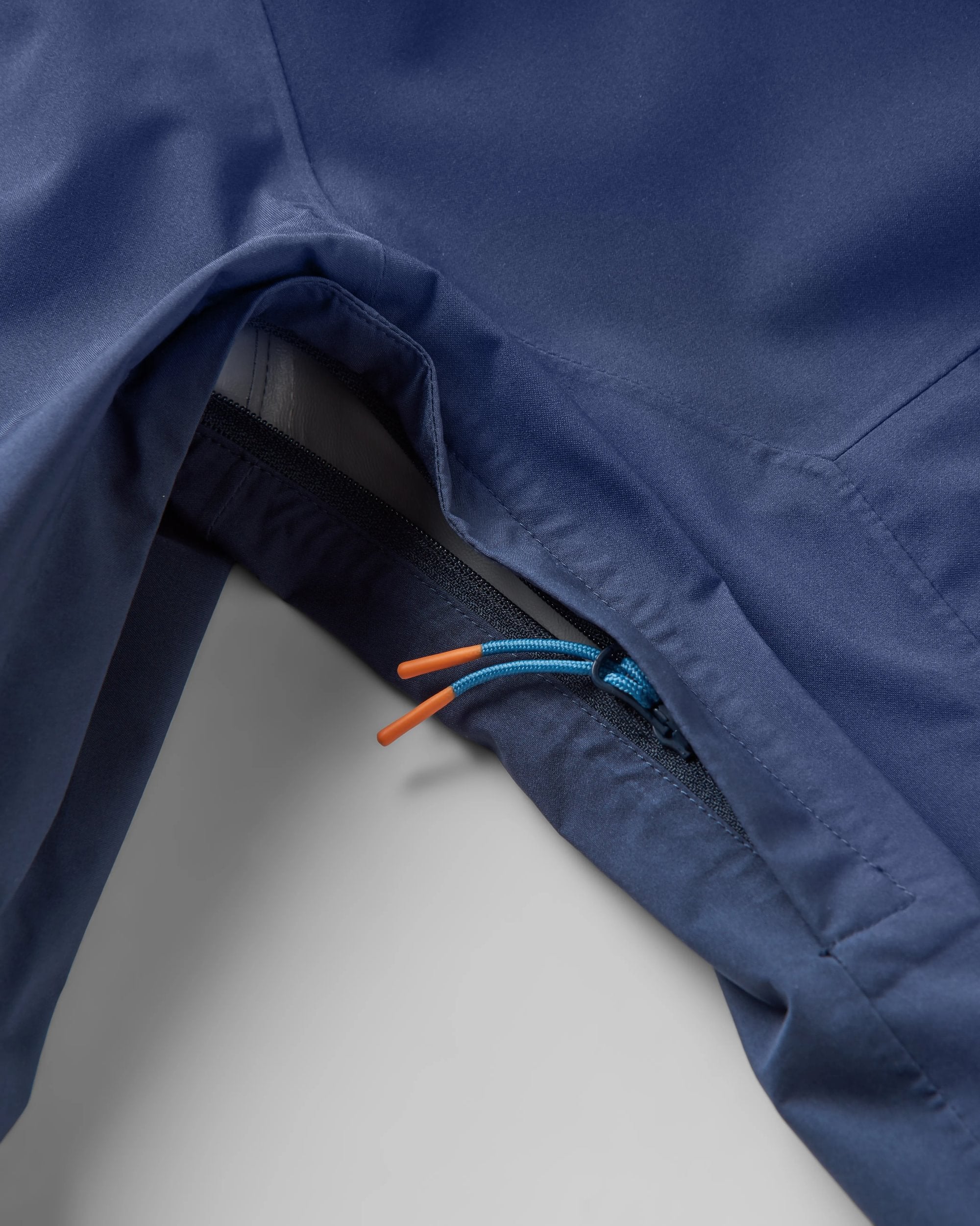 Rainstorm Recycled Waterproof Jacket - Rich Navy - Flatlay