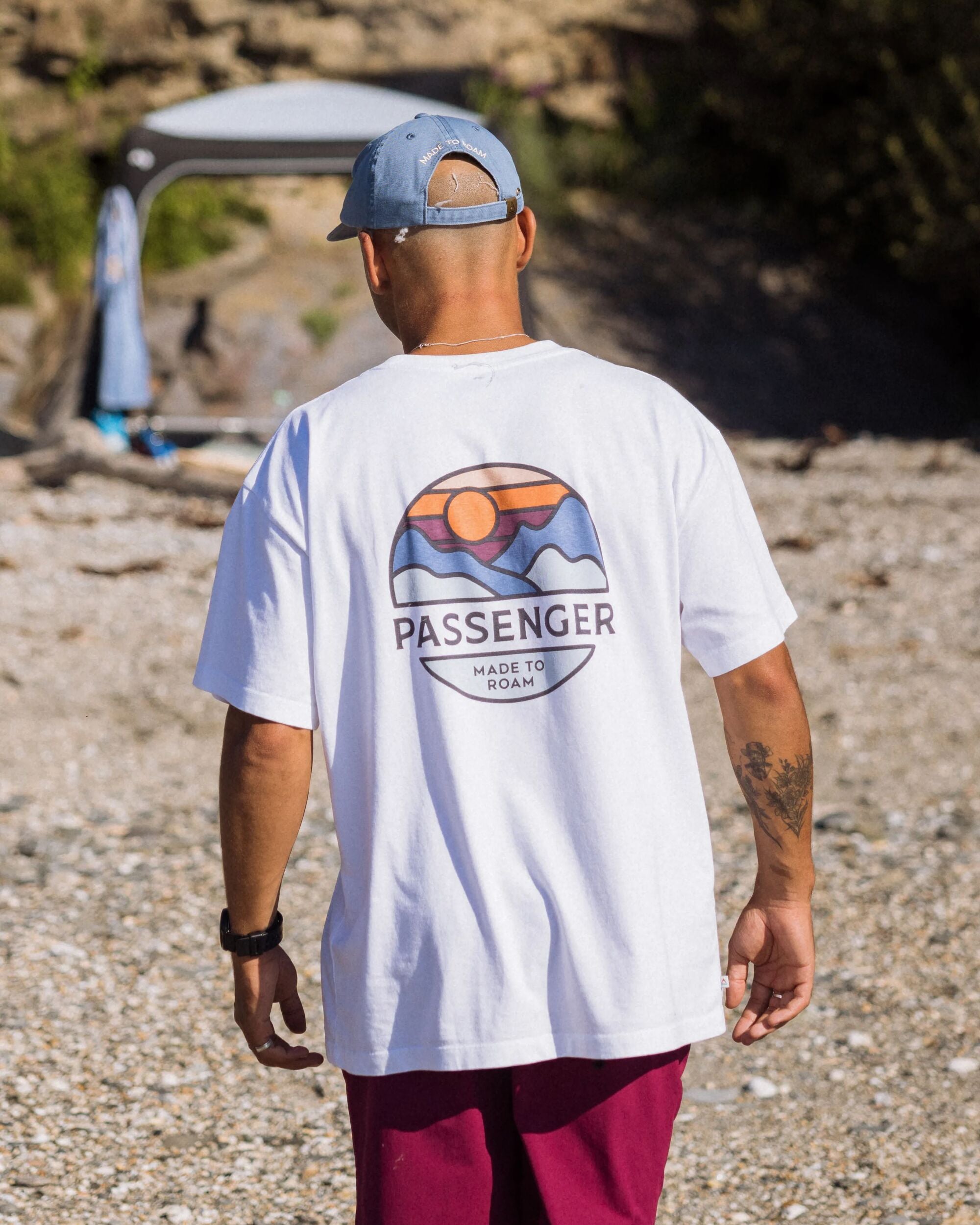 Laidback Relaxed Fit T-Shirt - White - Lifestyle