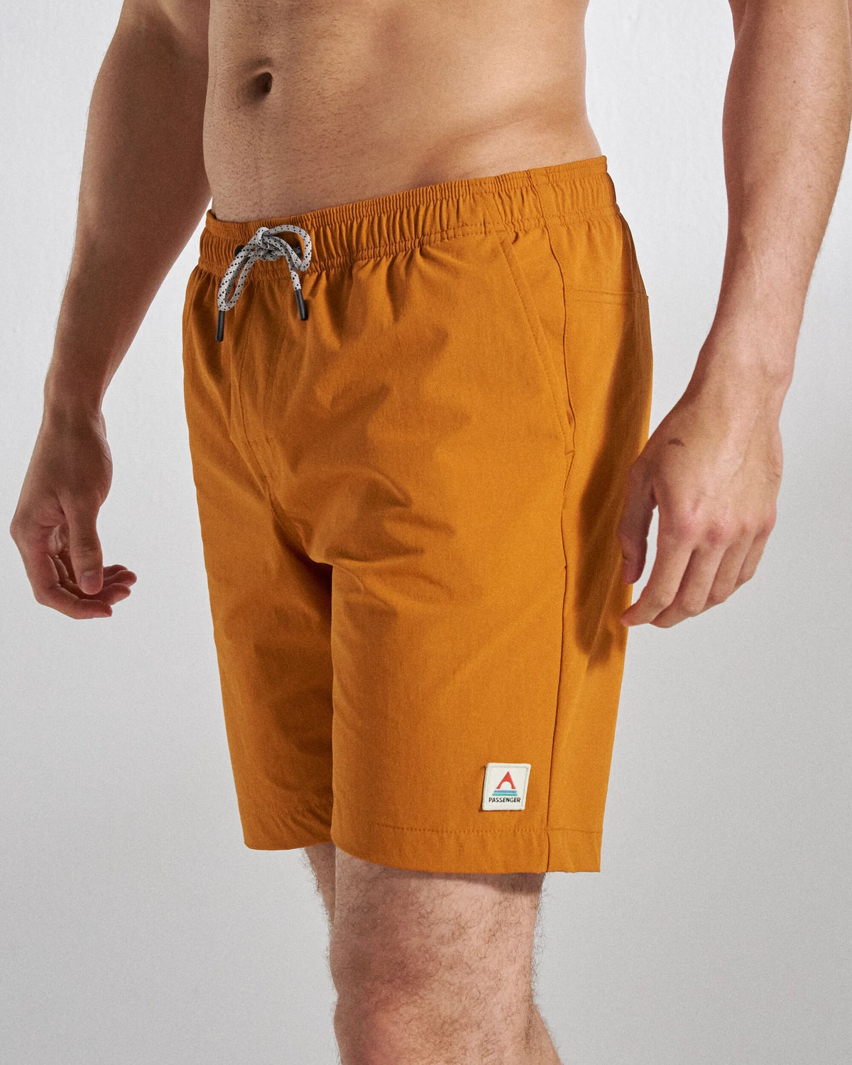 Drifter NetPlus® Lined Beach Short - Retro Orange - Studio Model