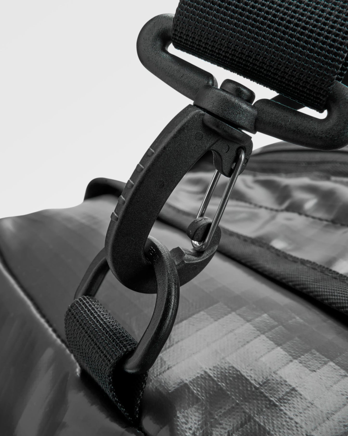 Roamer Recycled 60L Duffel Bag - Phantom Black - Flatlay
