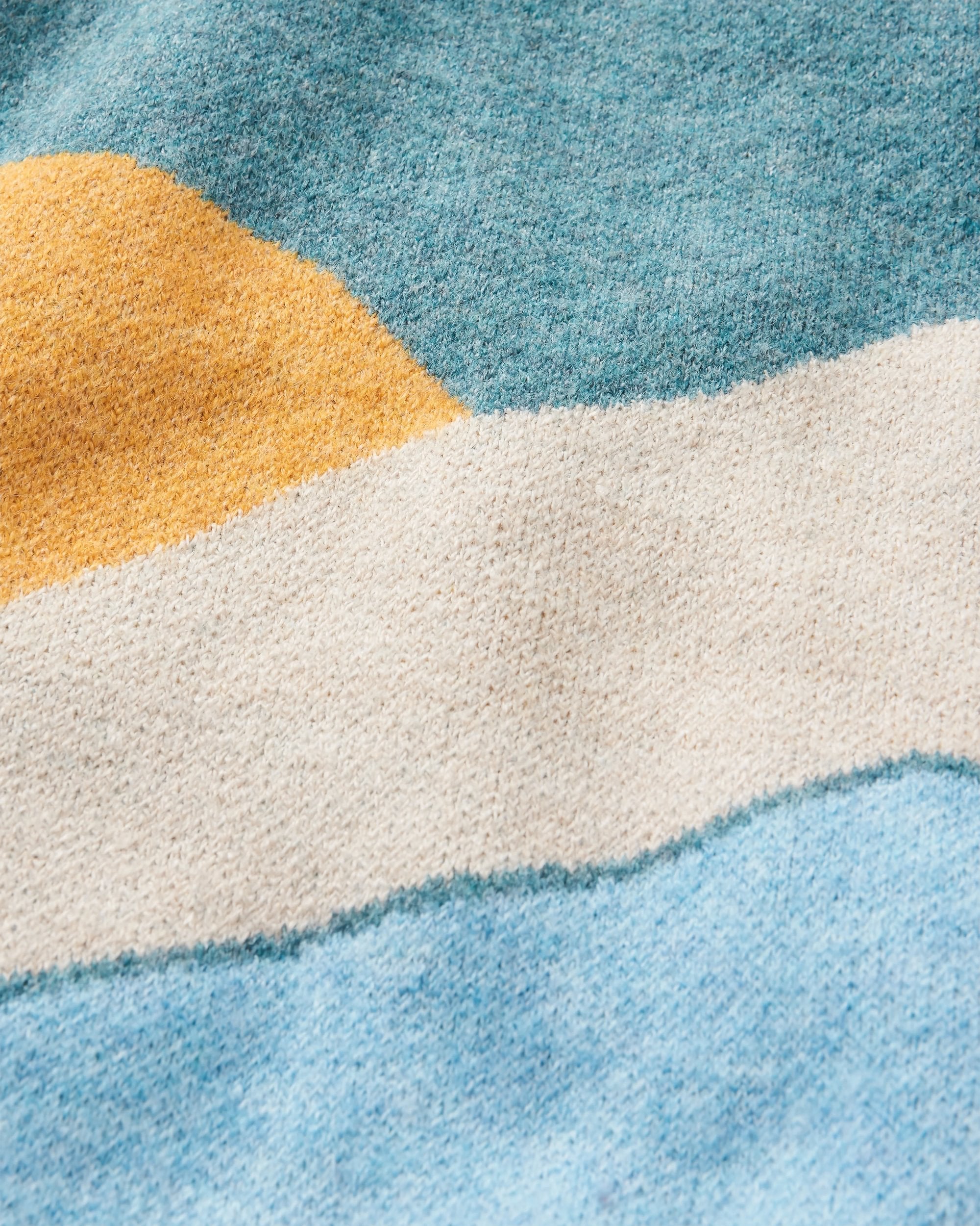 Vista Recycled Knitted Jumper - Arctic - Flatlay