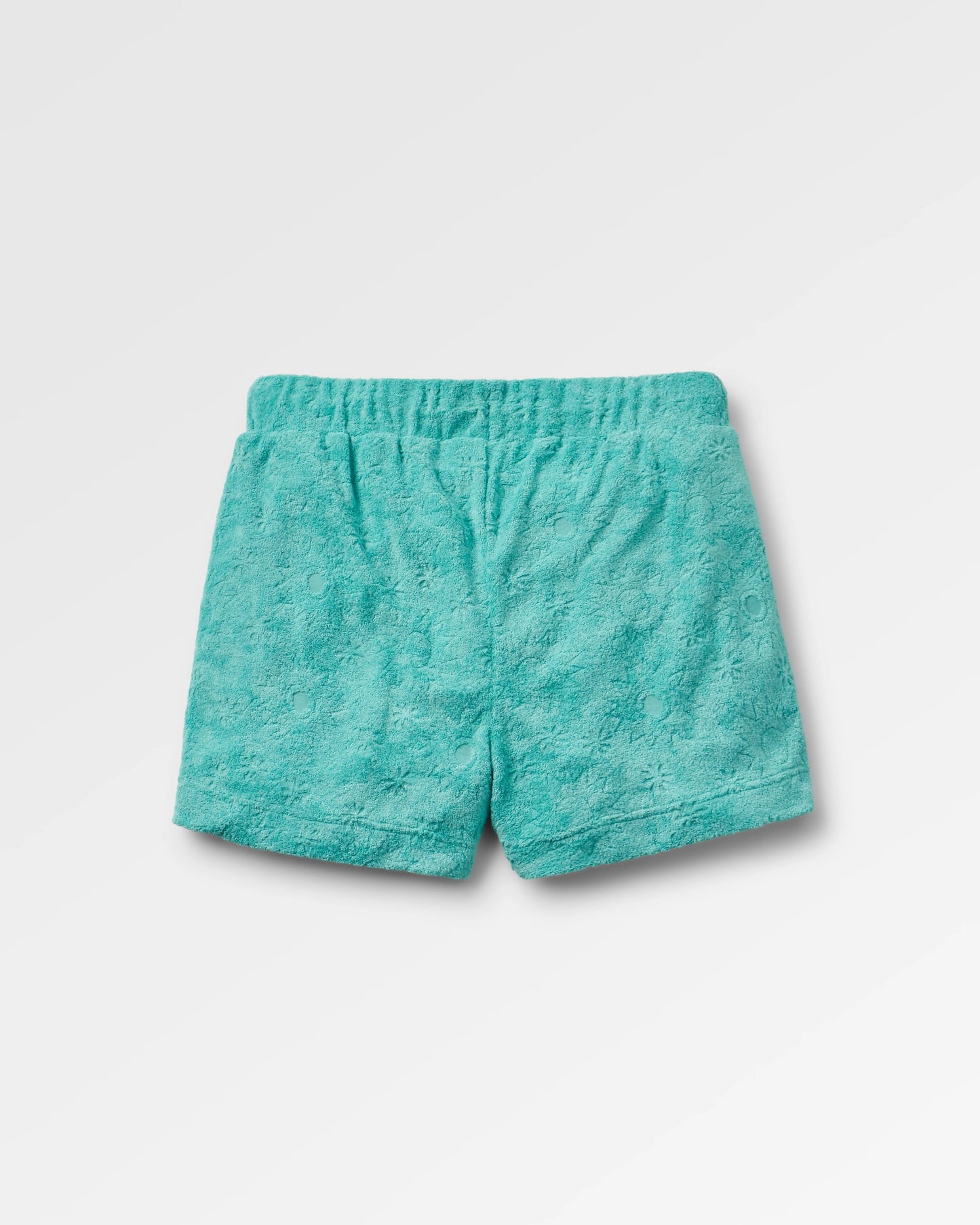 Vibes Textured Short - Aqua - Flatlay