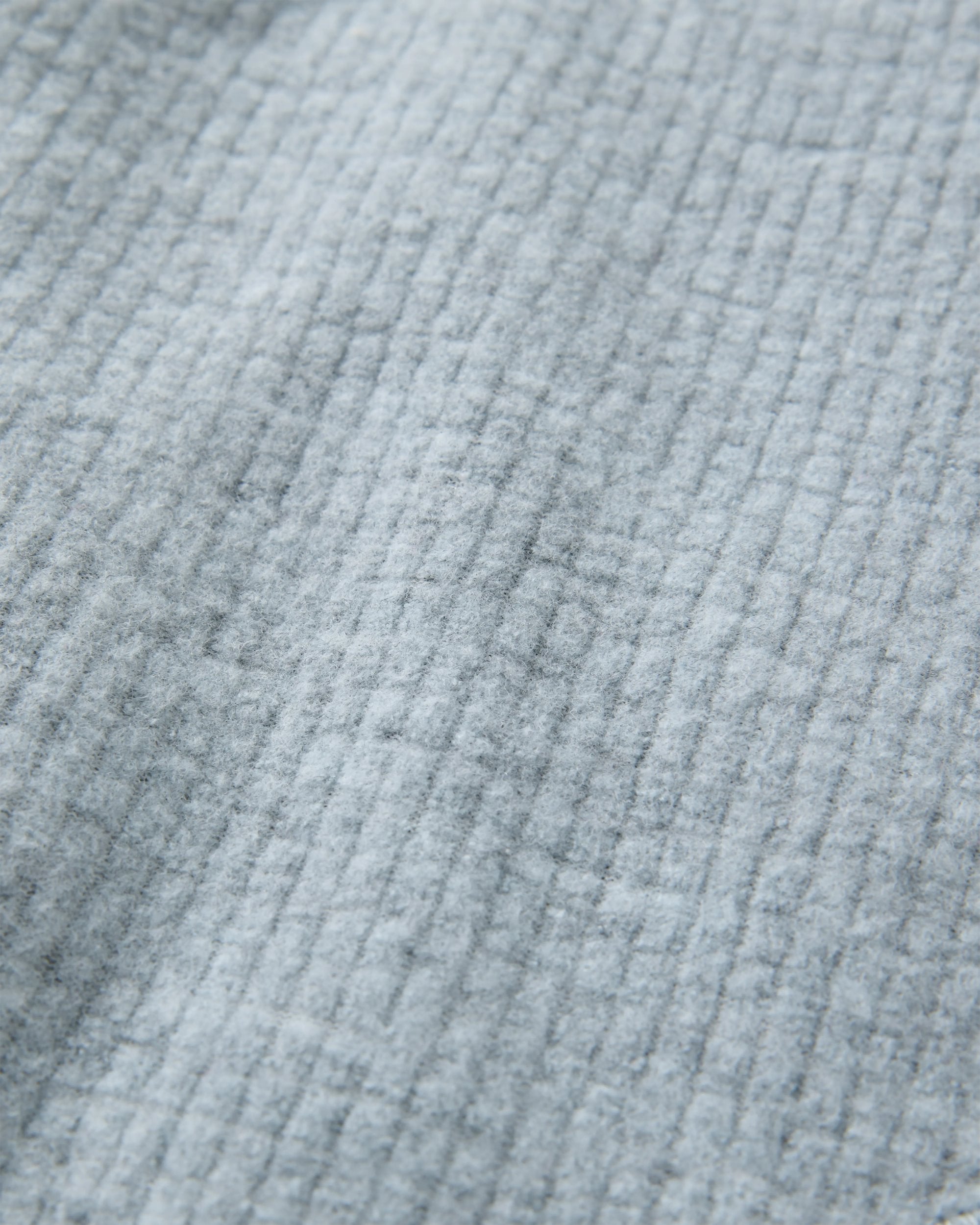 Forestscape Recycled Fleece Hoodie - Grey Marl - Flatlay