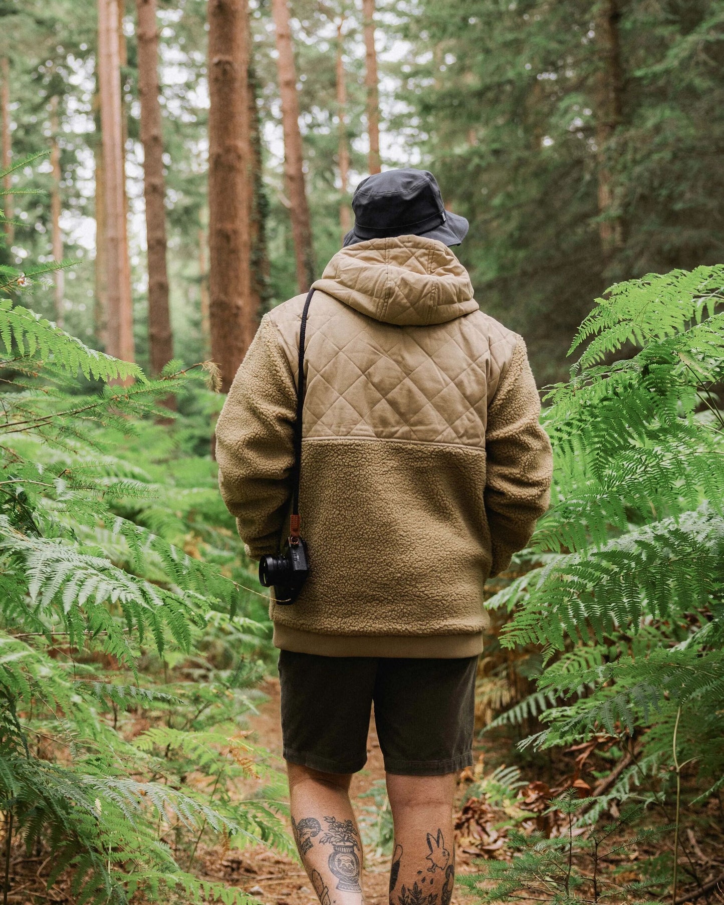 Adventure Recycled Deep-Pile Sherpa Fleece - Biscuit - Lifestyle
