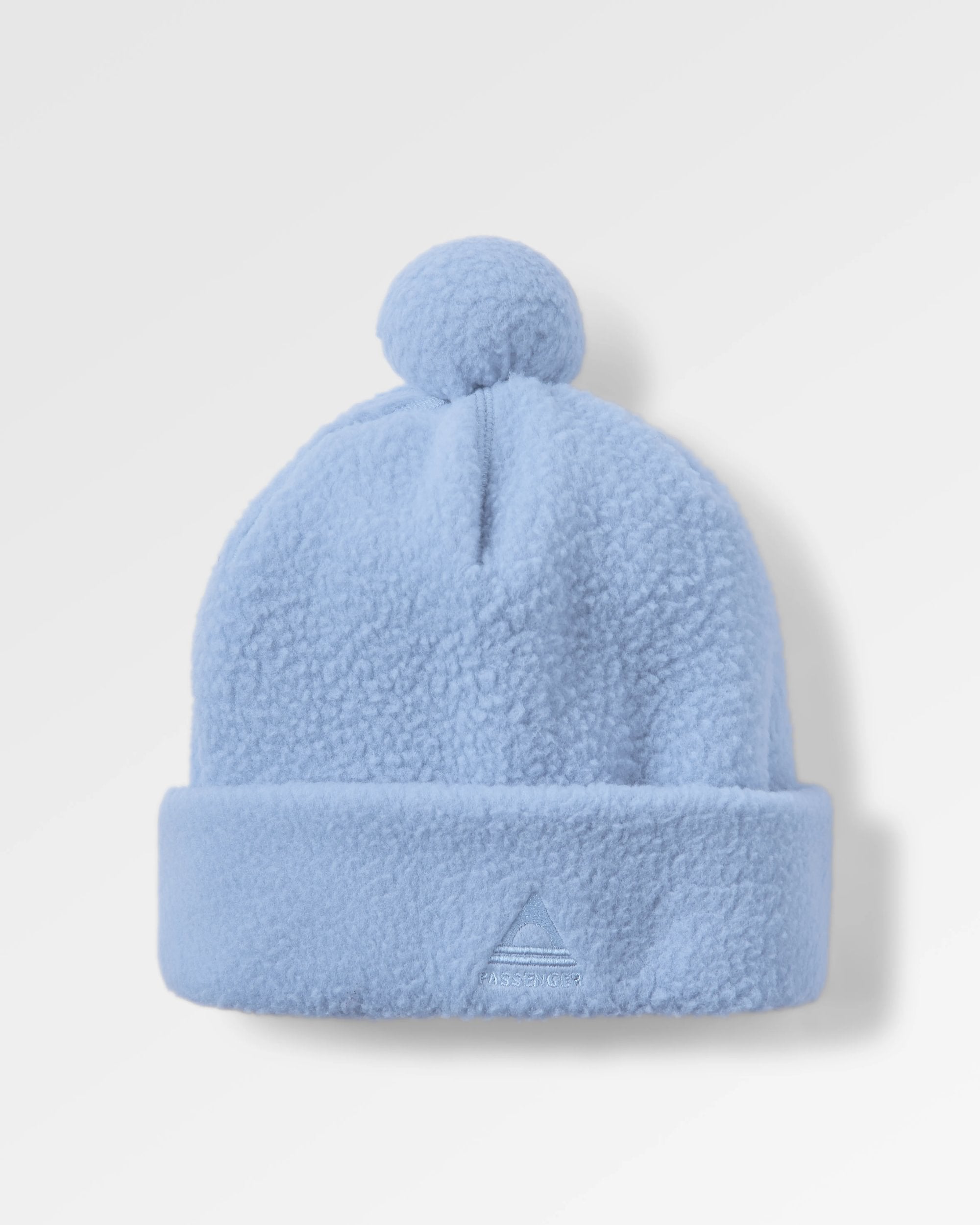 Snow Recycled Sherpa Beanie - Blue Fog - Flatlay