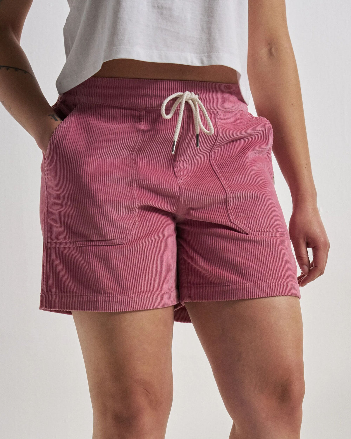 Avian Cord Short - Pink Haze - Studio Model