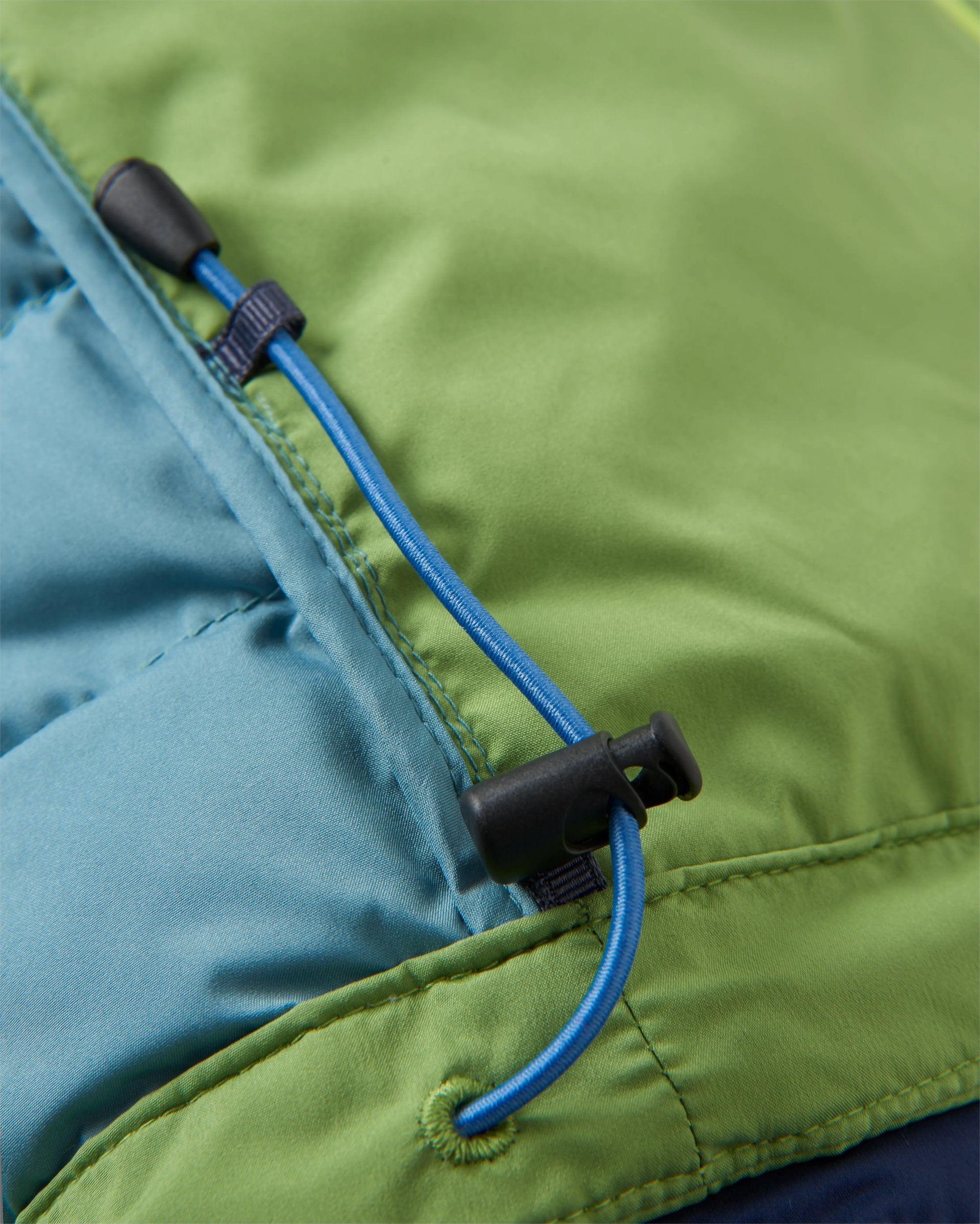 Northstar Down Recycled Jacket -  Rich Navy/Pear Green/Arctic - Flatlay