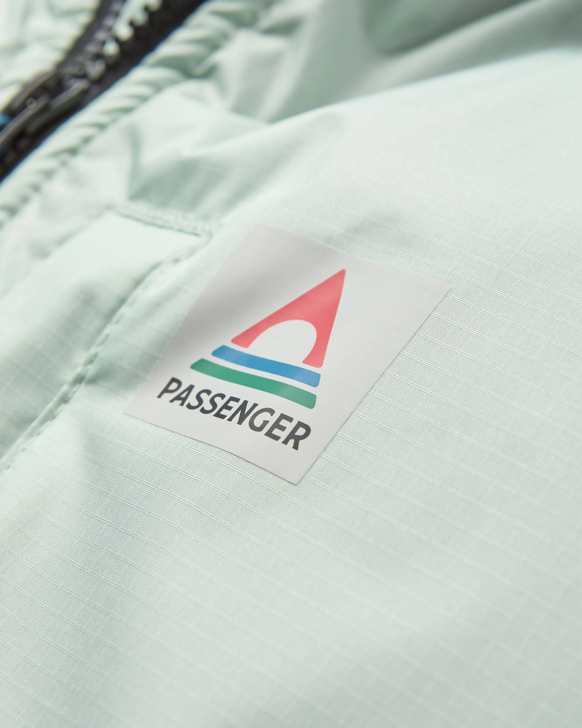 Waves Recycled Sherpa Lined Changing Robe - Spearmint/Deep Ocean - Flatlay