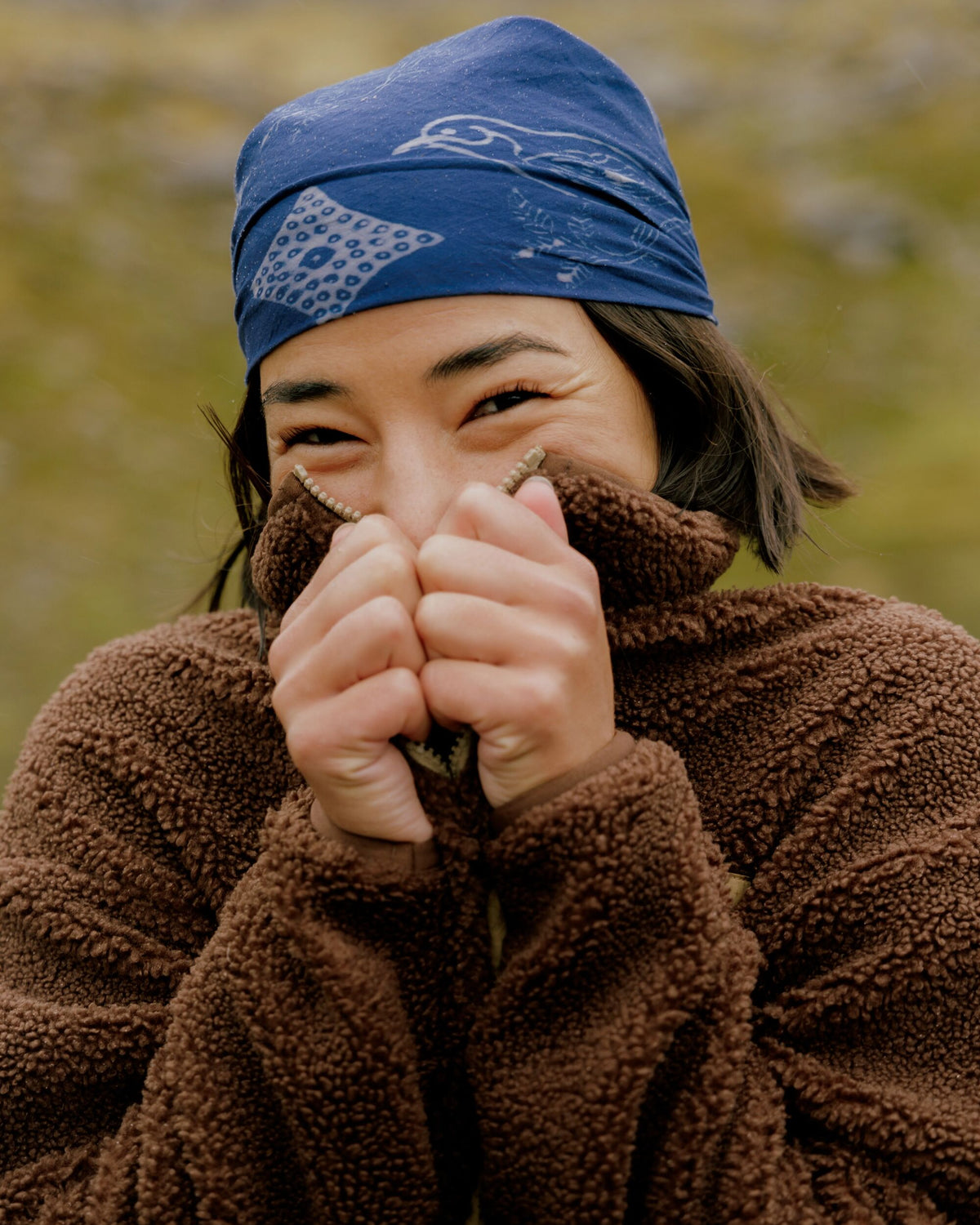 Ravi Sherpa Fleece - Chestnut - Lifestyle