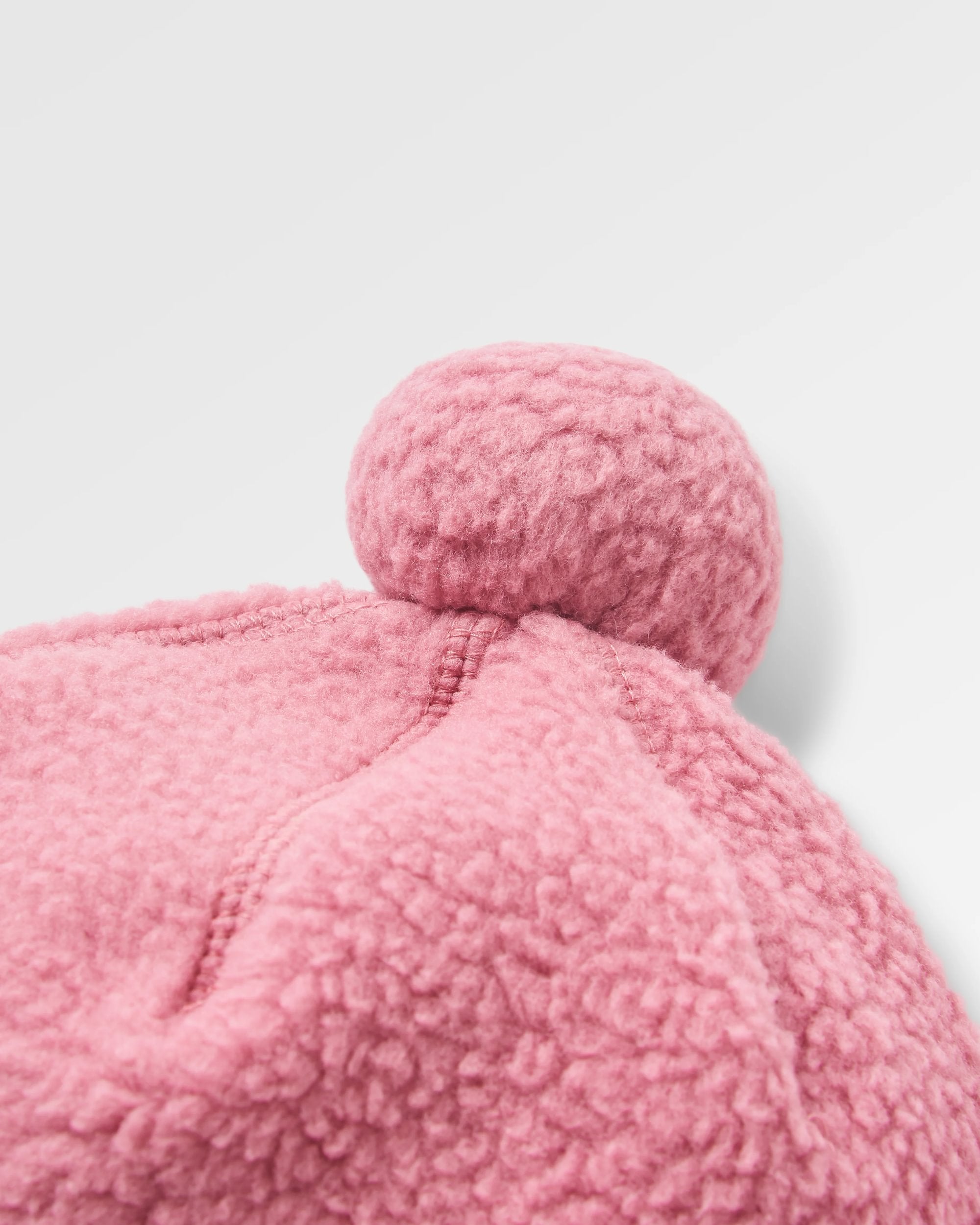 Snow Recycled Sherpa Beanie - Maroon - Flatlay