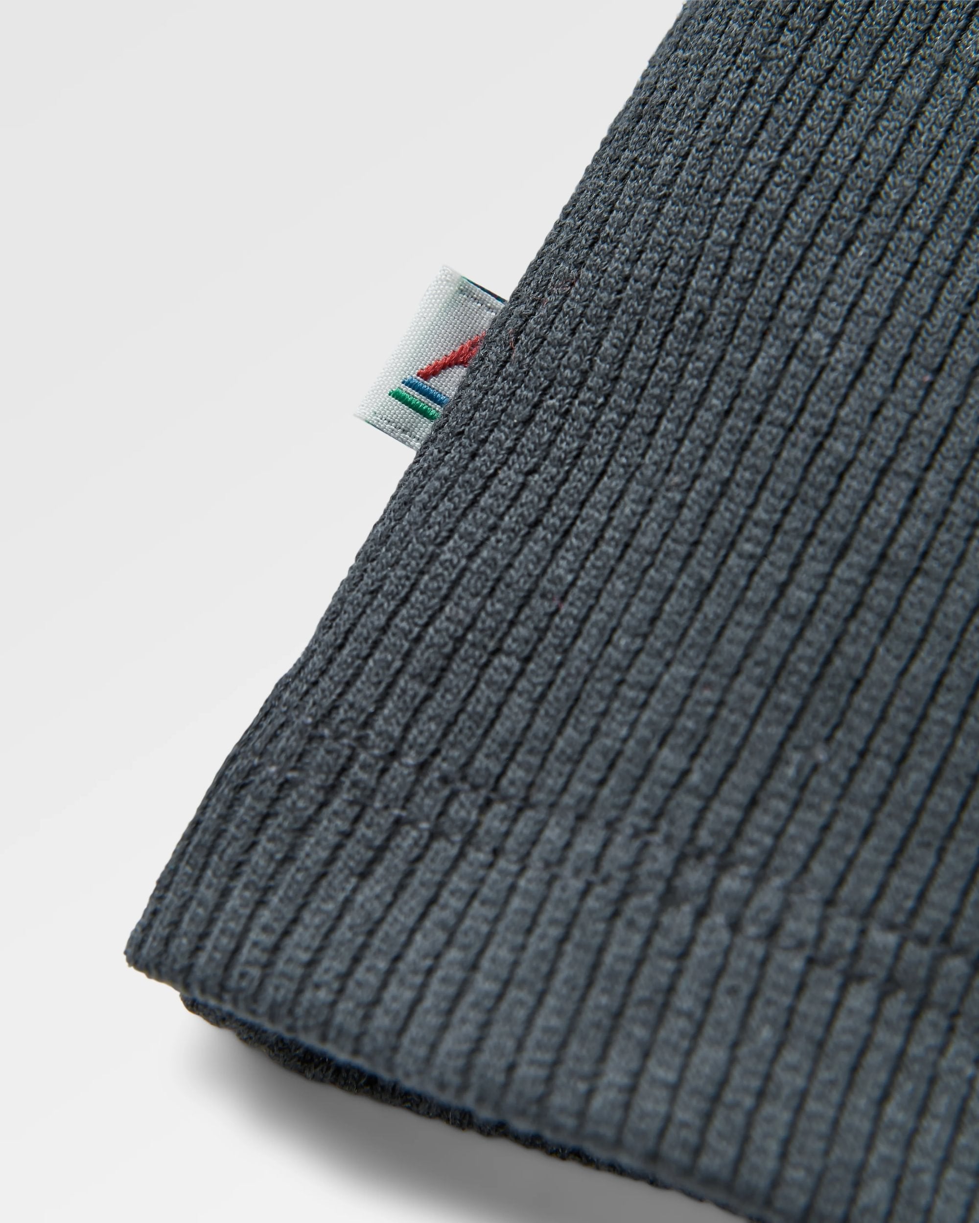 Easy Days Ribbed Graphic Cropped Vest - Black - Flatlay