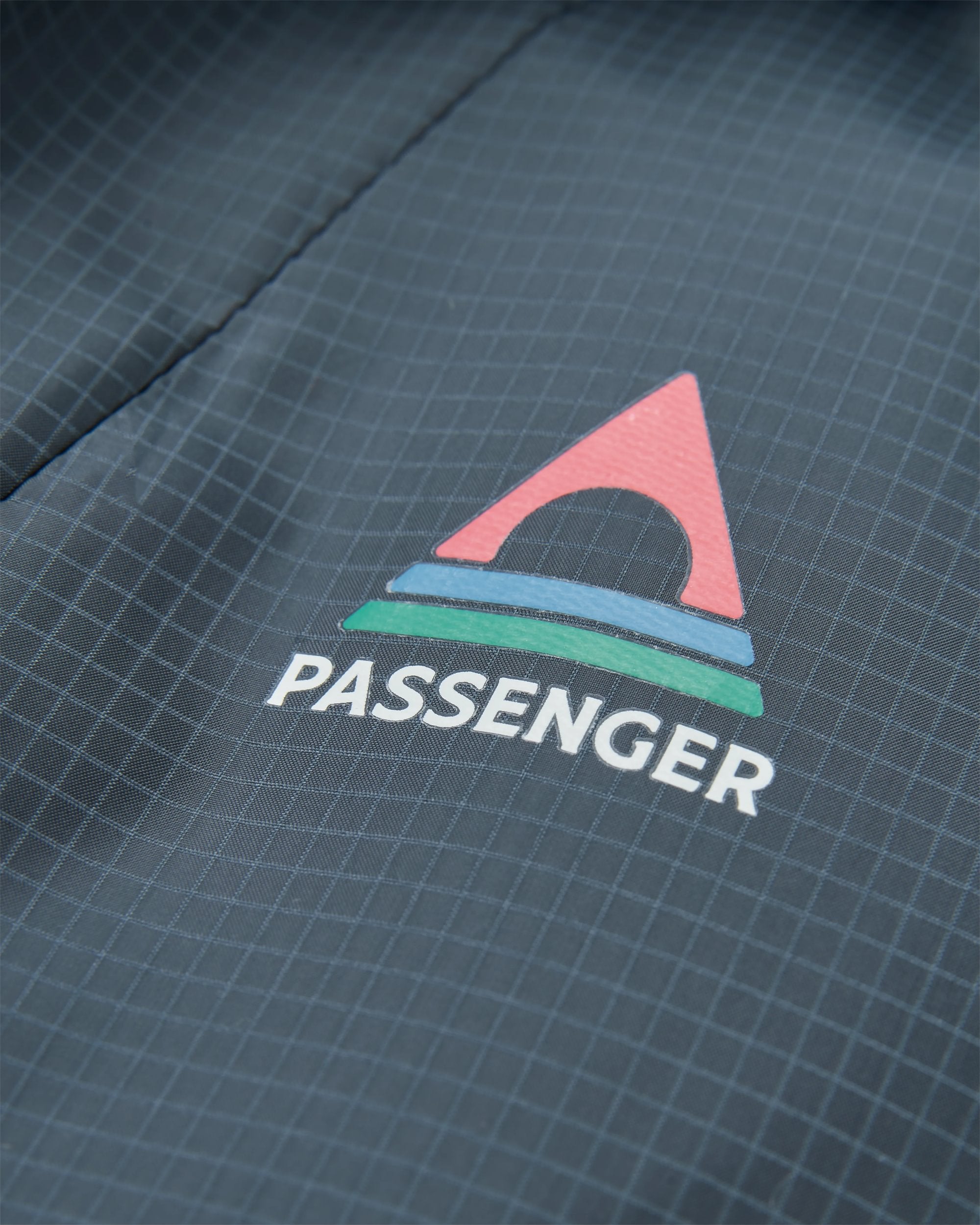 Viento Recycled Windshell Anorak - Charcoal - Flatlay