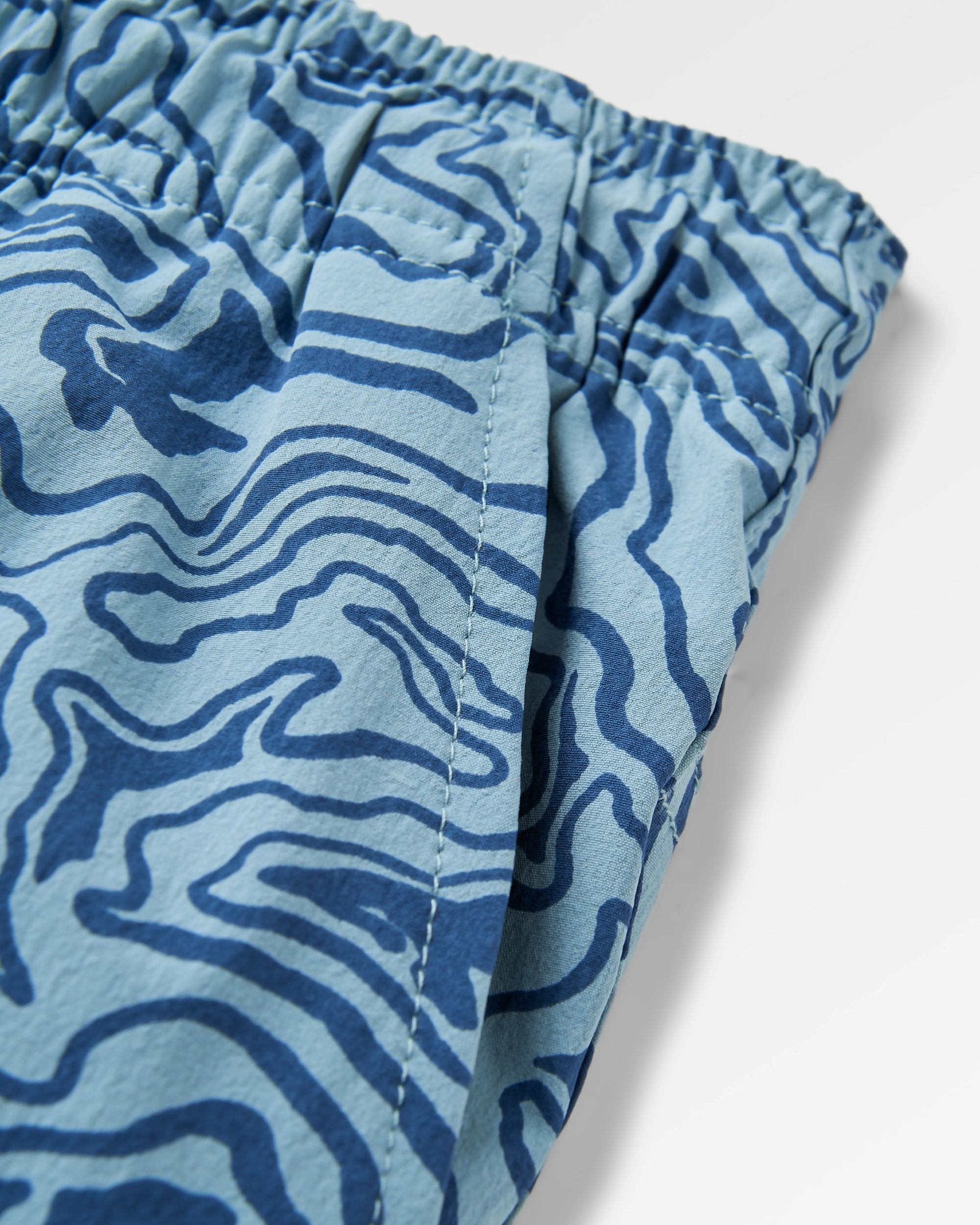 Drifter NetPlus® Swim Lined Short - Strata Swirl Arctic - Flatlay