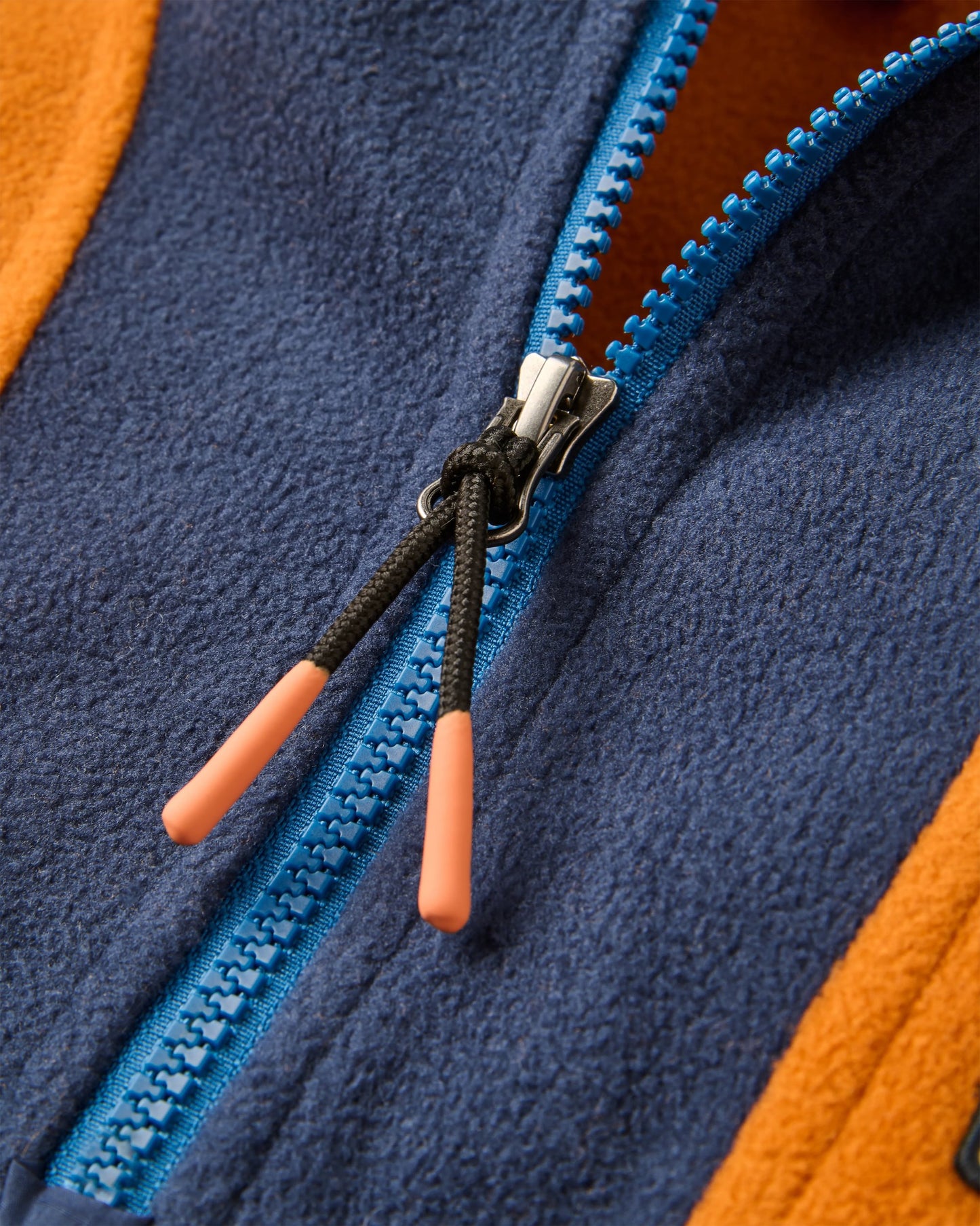 Jazz Polar Fleece - Retro Orange - Flatlay