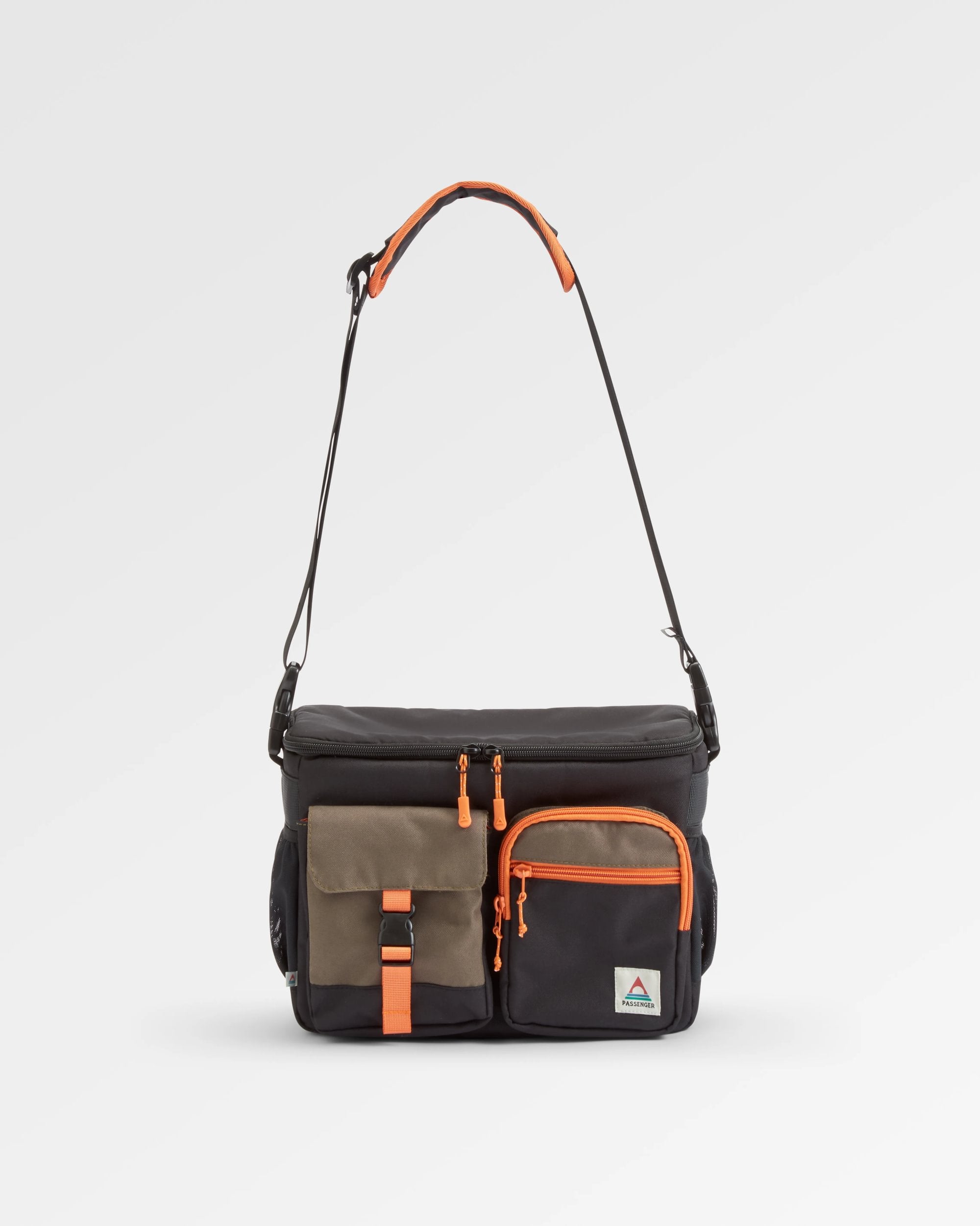 Boondocker Recycled Camera Bag - True Black/ Khaki - Flatlay