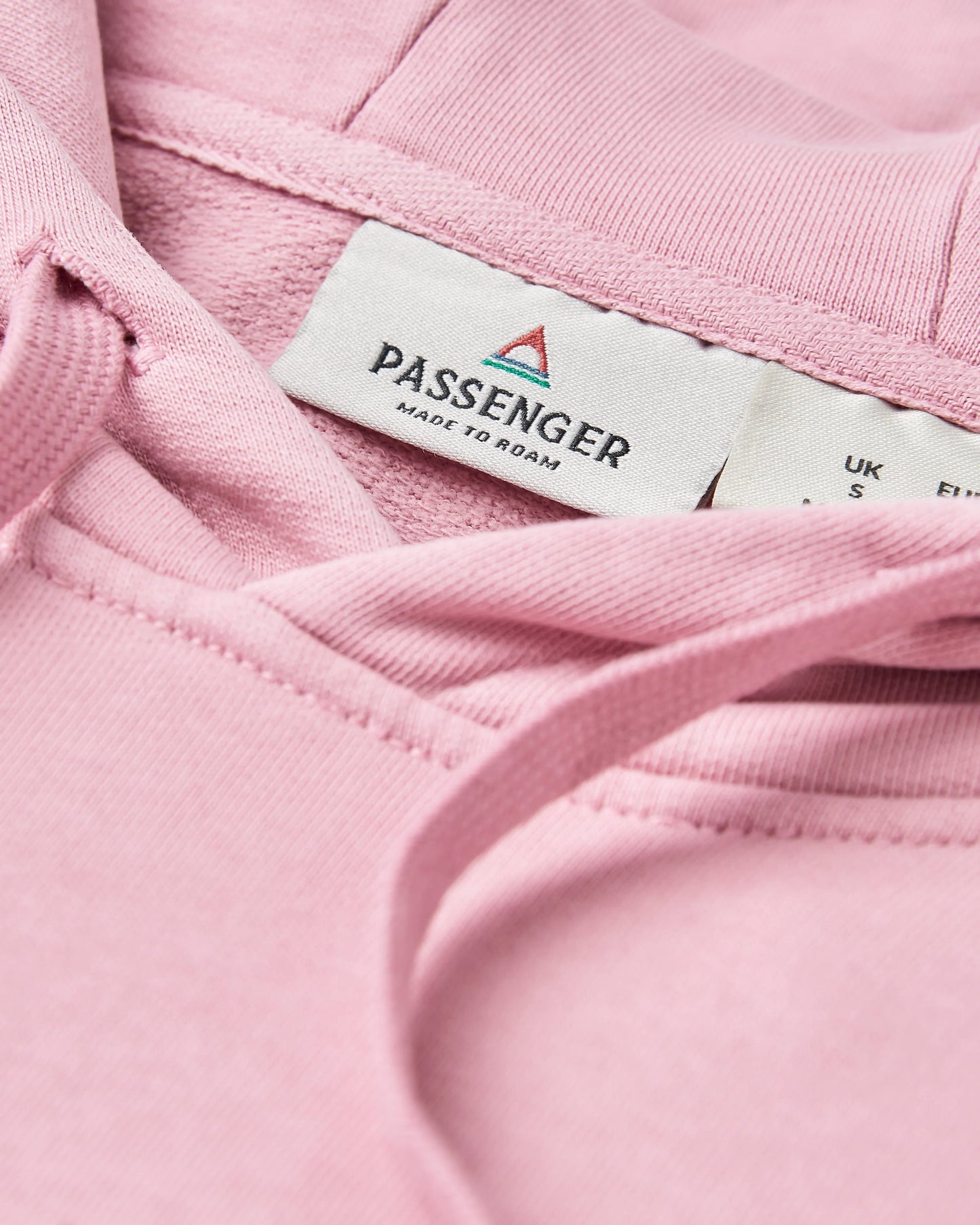 Remote Recycled Cotton Hoodie - Pink Haze - Flatlay