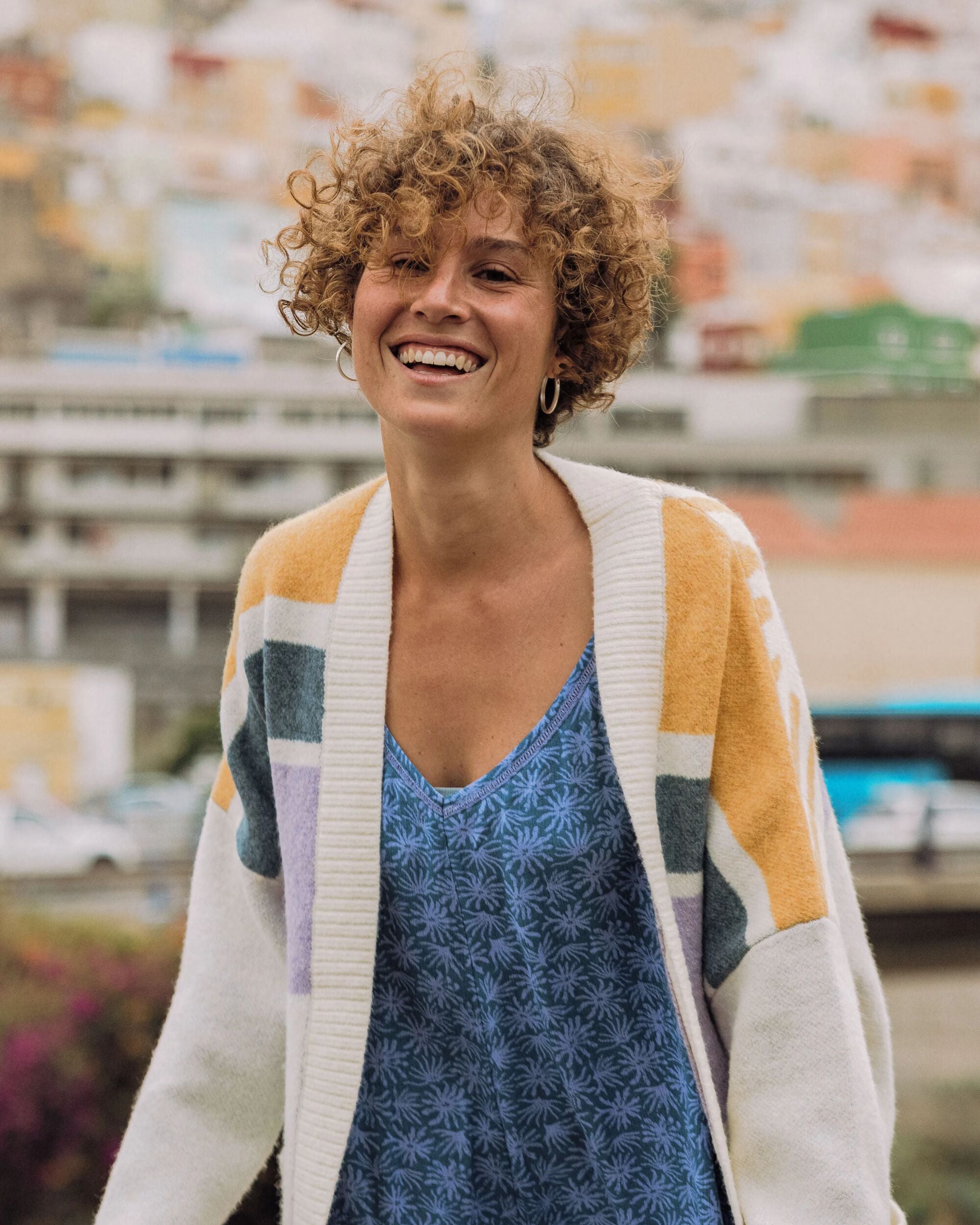 Sunsets recycelter Strickcardigan Marshmallow – Passenger