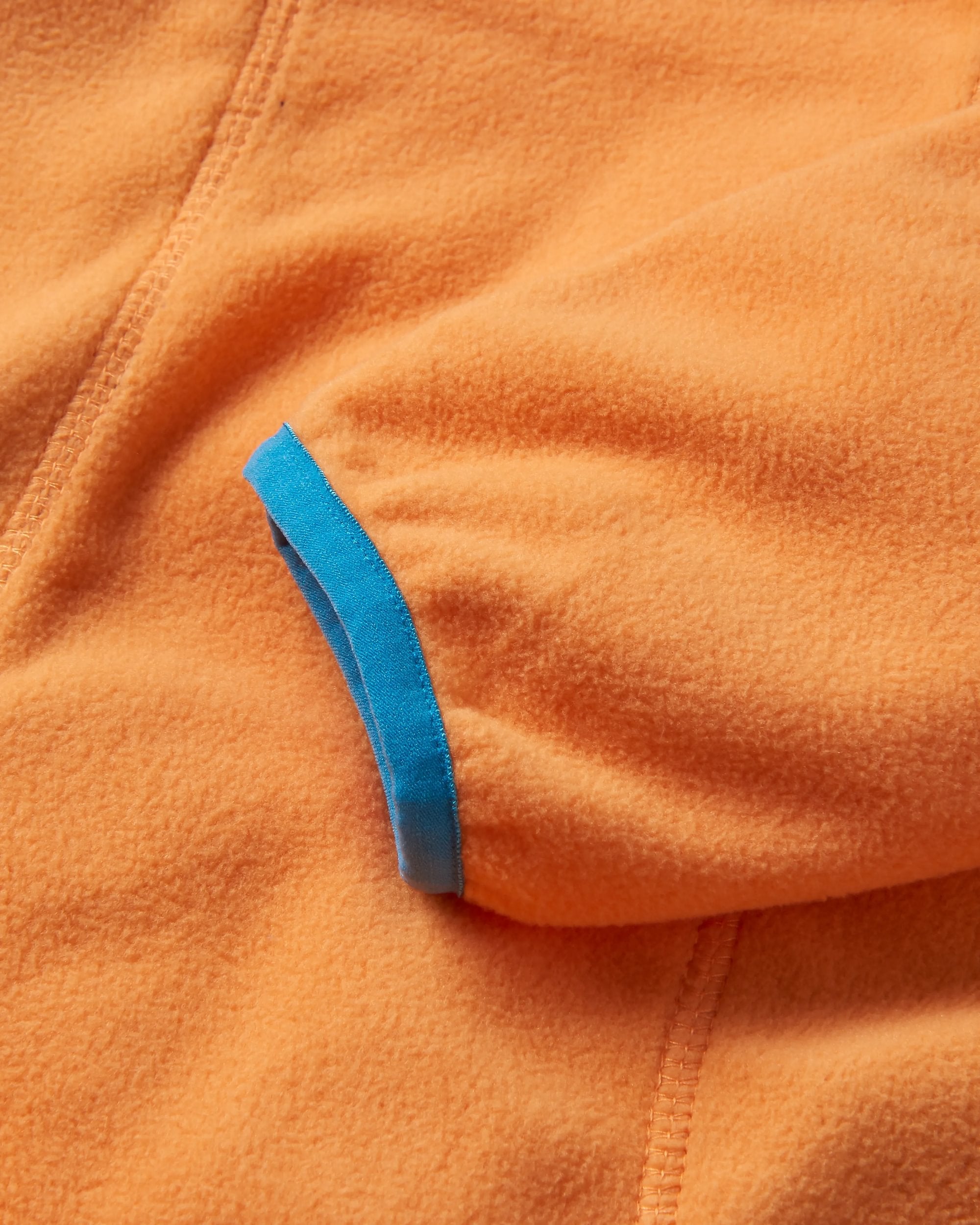 Sorrel Recycled Polar Fleece - Apricot - Flatlay