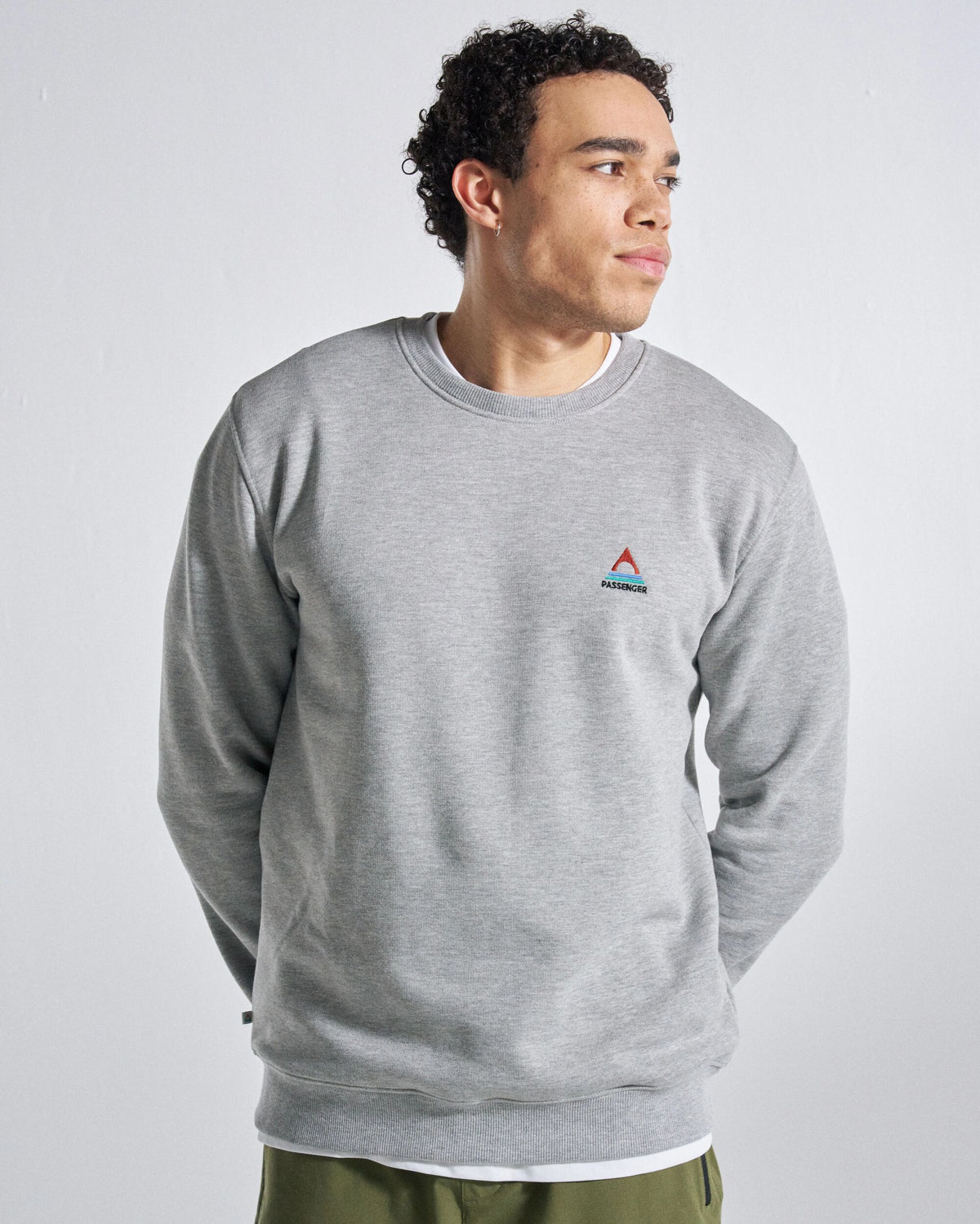 Vita Sweatshirt - Grey Marl - Studio Model