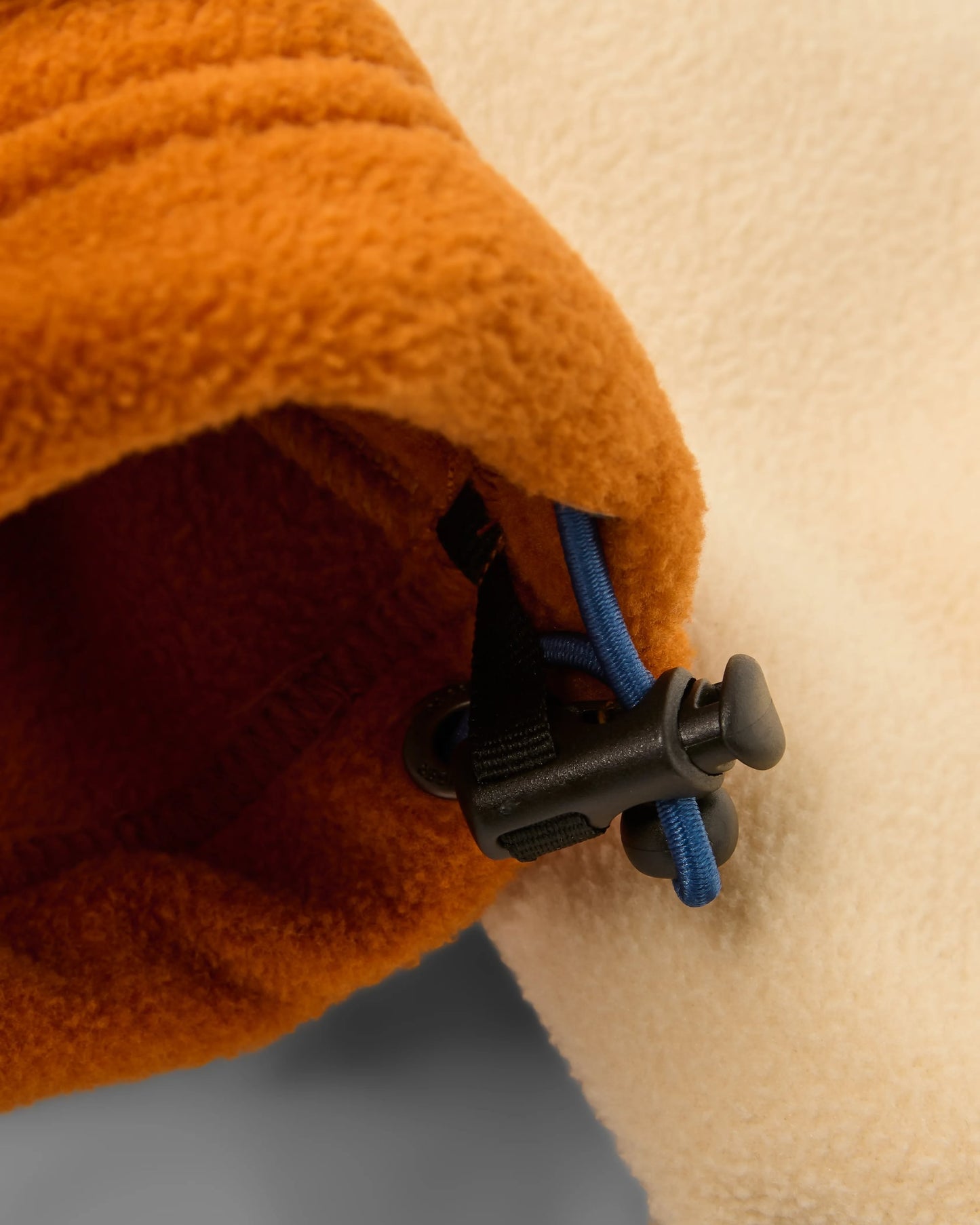 Jazz Polar Fleece - Retro Orange - Flatlay