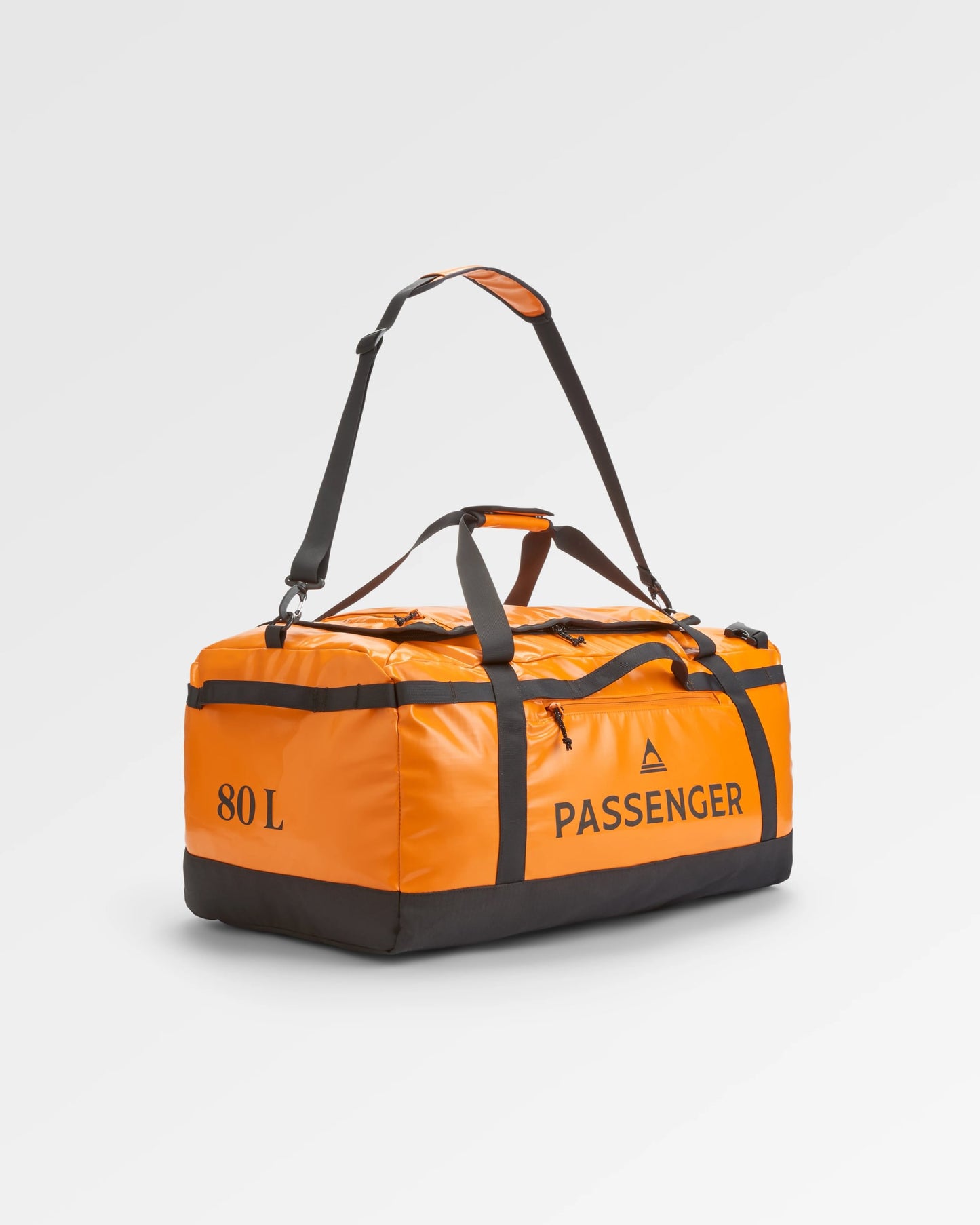 Roamer Recycled 80L Duffel Bag - Sunrise Orange - Flatlay