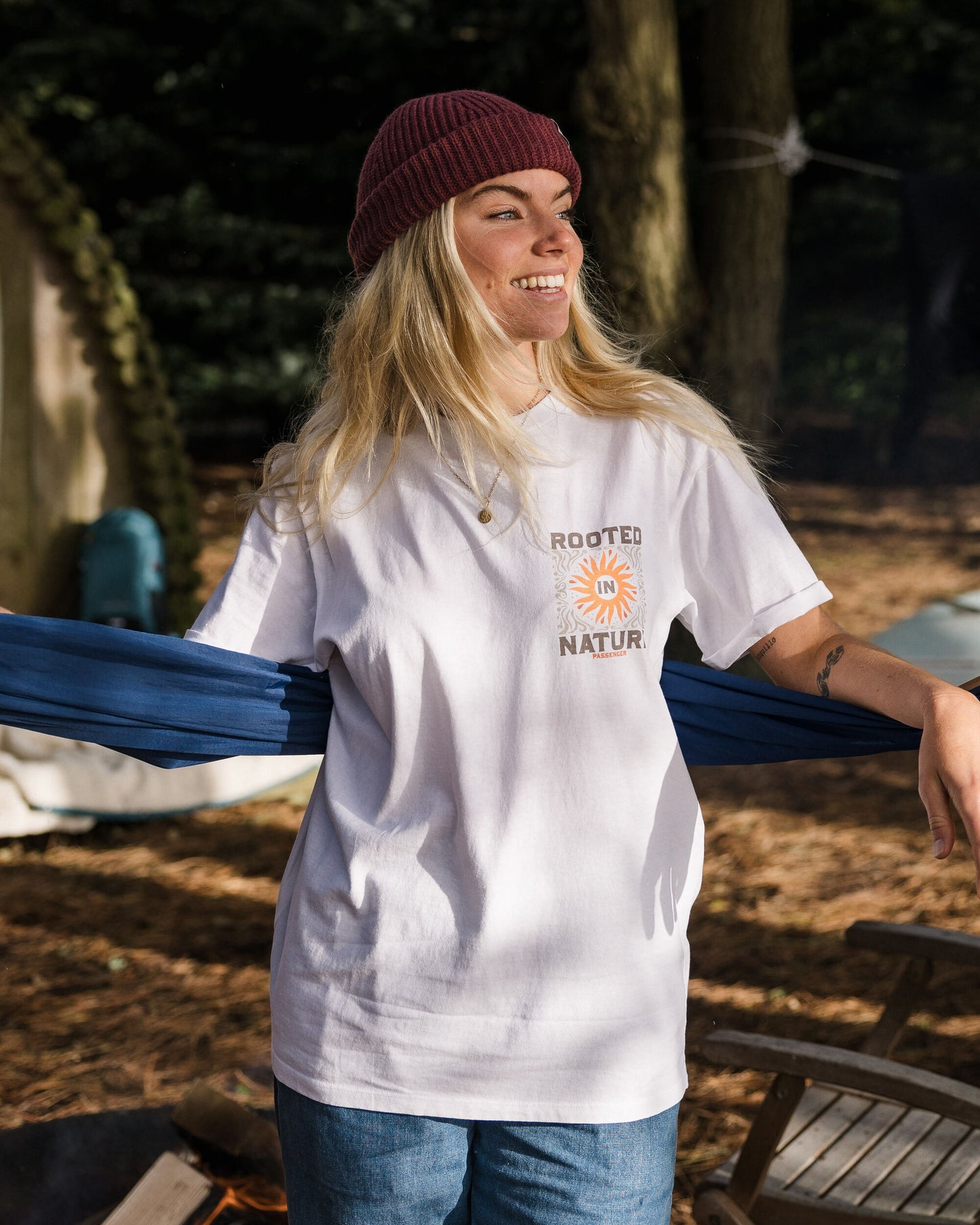 Womens_Rooted In Nature Recycled Cotton T-Shirt - White