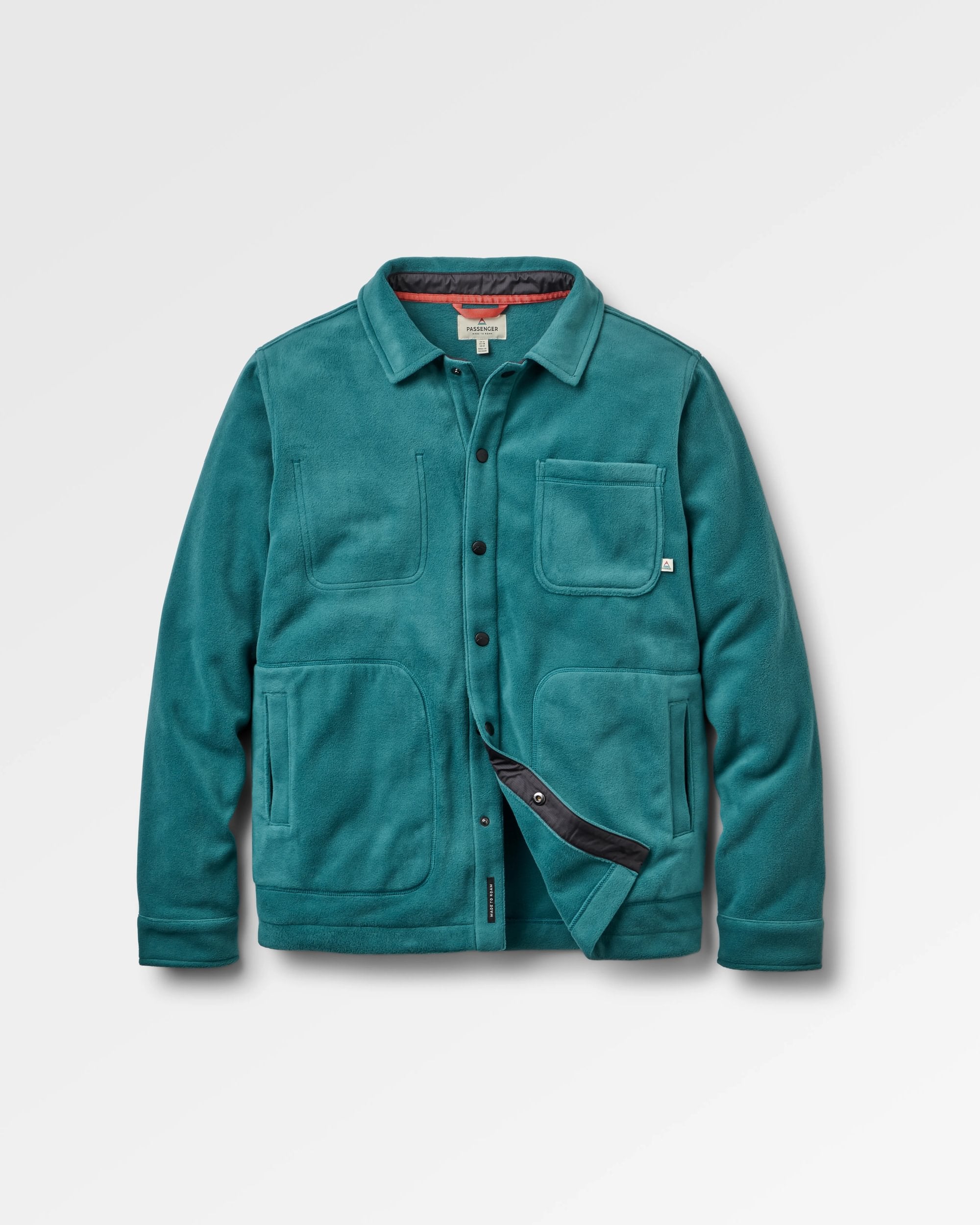 Adapt Polartec® Overshirt - Mediterranean - Flatlay